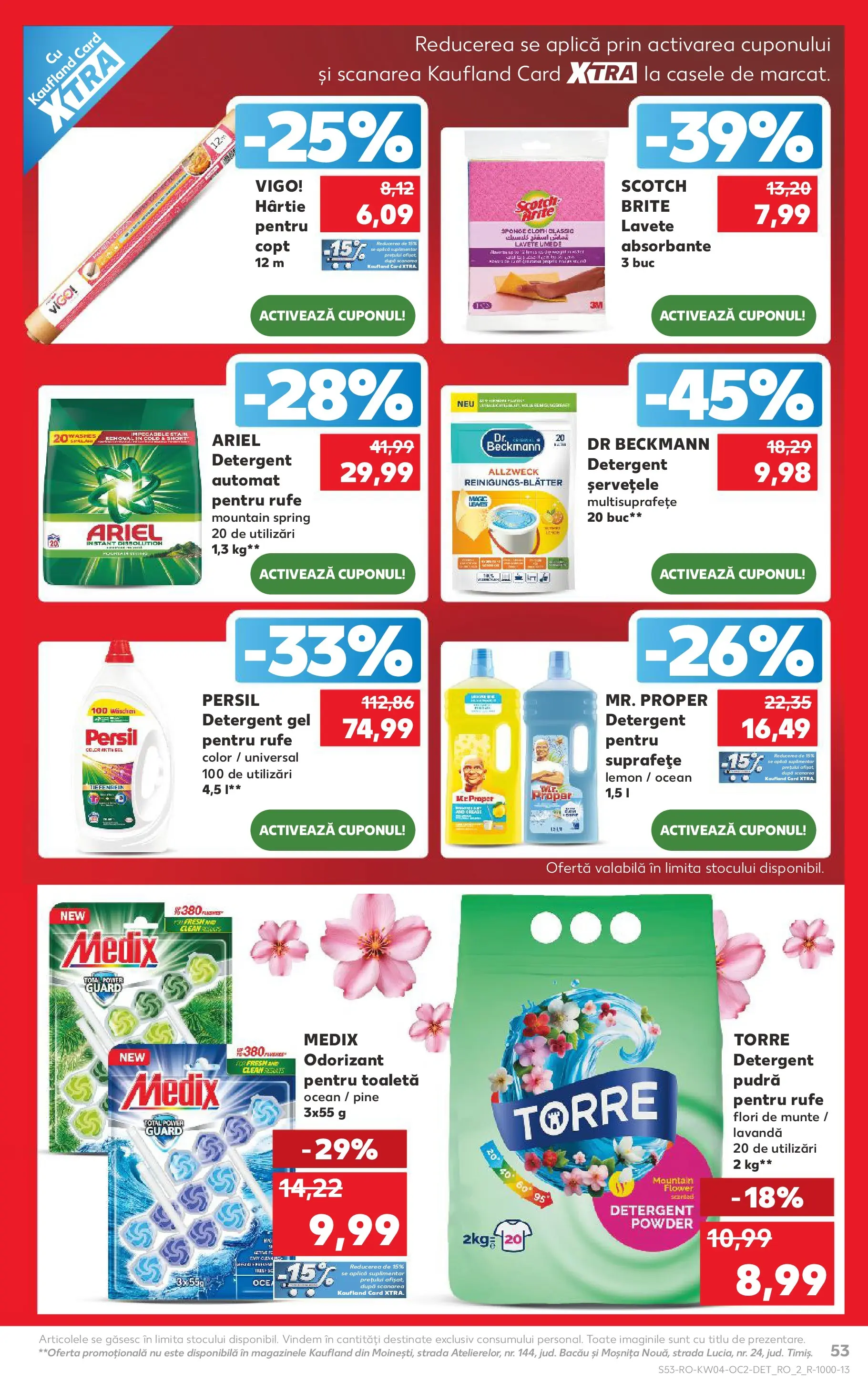 Catalog Kaufland - Domnesti 21.01.2026 - Revista si Oferta | Pagină: 53 | Produse: Pomelo, Toaletă, Lavete, Absorbante