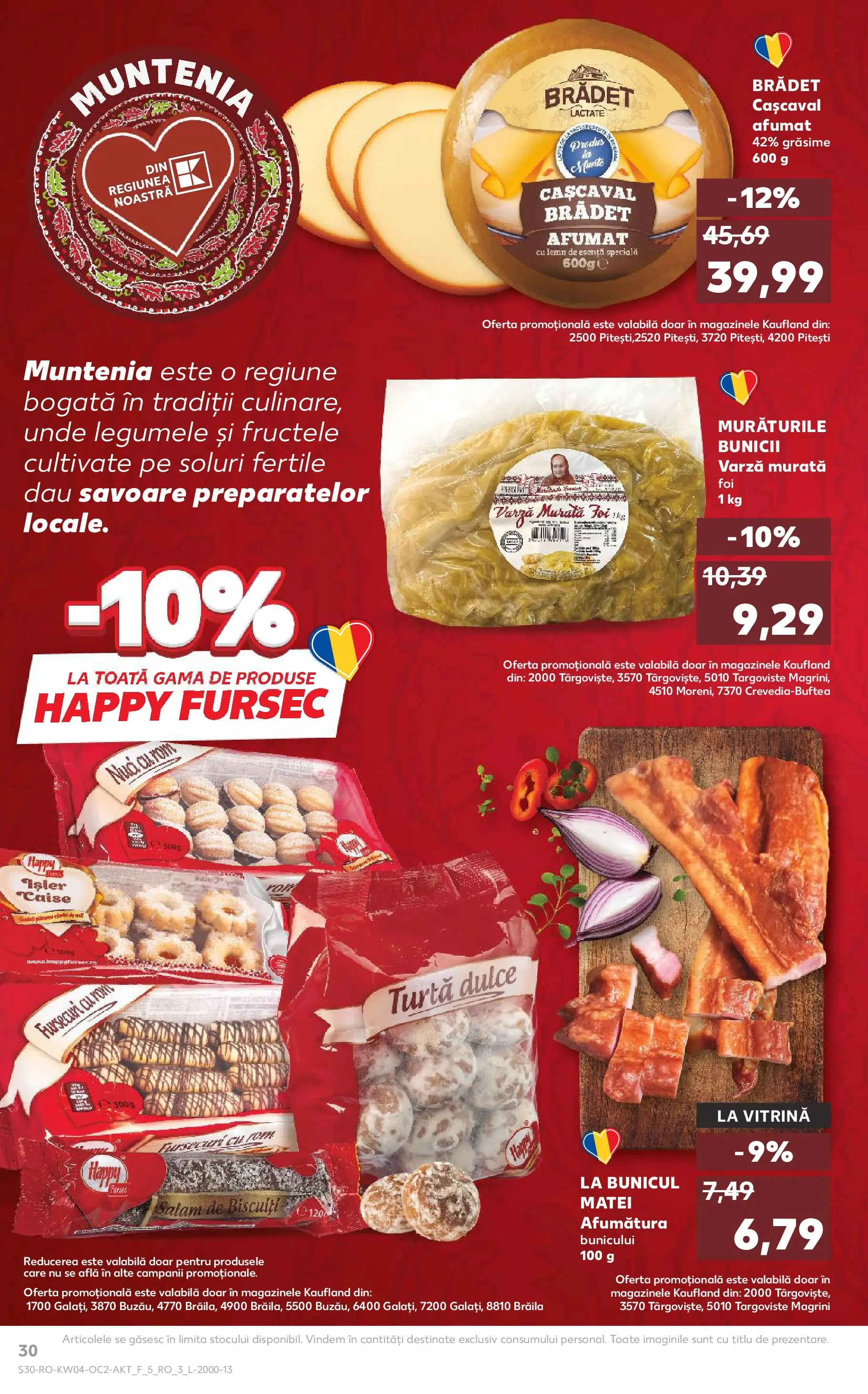 Catalog Kaufland - Bârlad 21.01.2026 - Revista si Oferta | Pagină: 30 | Produse: Varză, Cașcaval, Salam, Rom
