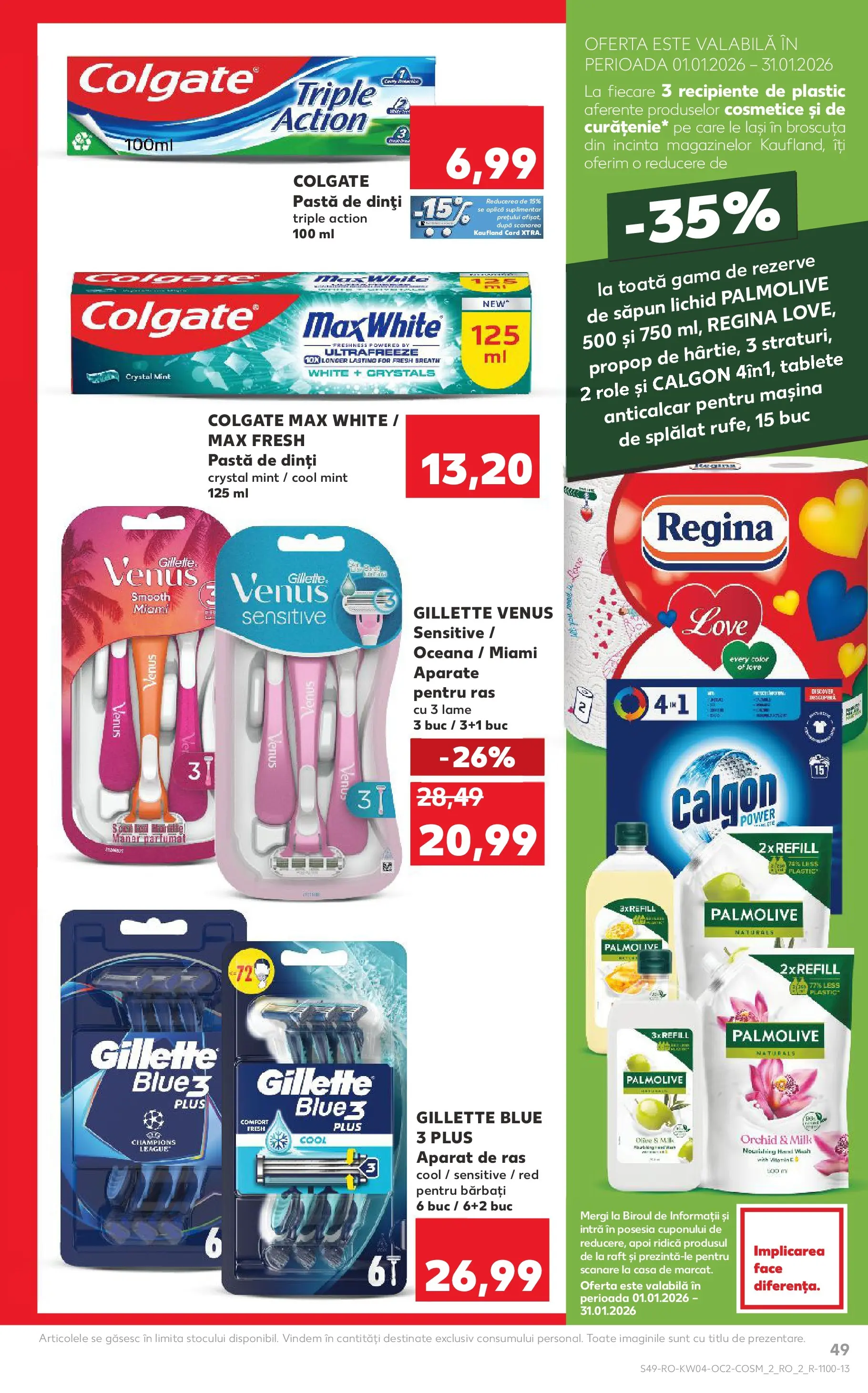 Catalog Kaufland - Ploiești 21.01.2026 - Revista si Oferta | Pagină: 49 | Produse: Raft, Mâner, Recipiente, Săpun