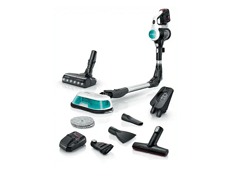 Bosch BKS71HYG1 Stielsauger (0,3 l, Akkulaufzeit: 40 min, Wei&szlig;)