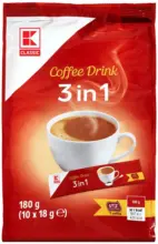 Kaufland хипермаркет K-Classic Разтворимо кафе 3в1 - до 25-01-26