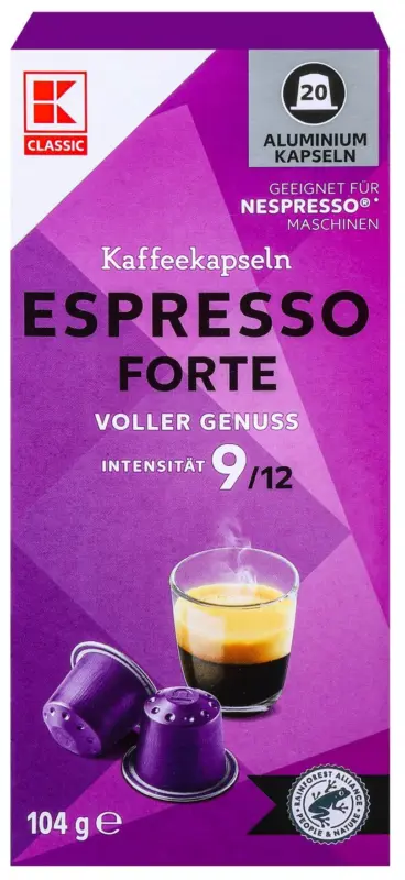 K-Classic Кафе капсули Espresso Forte 20 броя