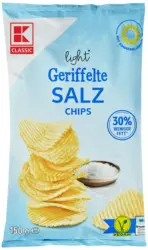 K-CLASSIC Къдрав картофен чипс Light различни вкусове