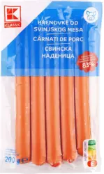 K-Classic Кренвирши с 83% свинско месо