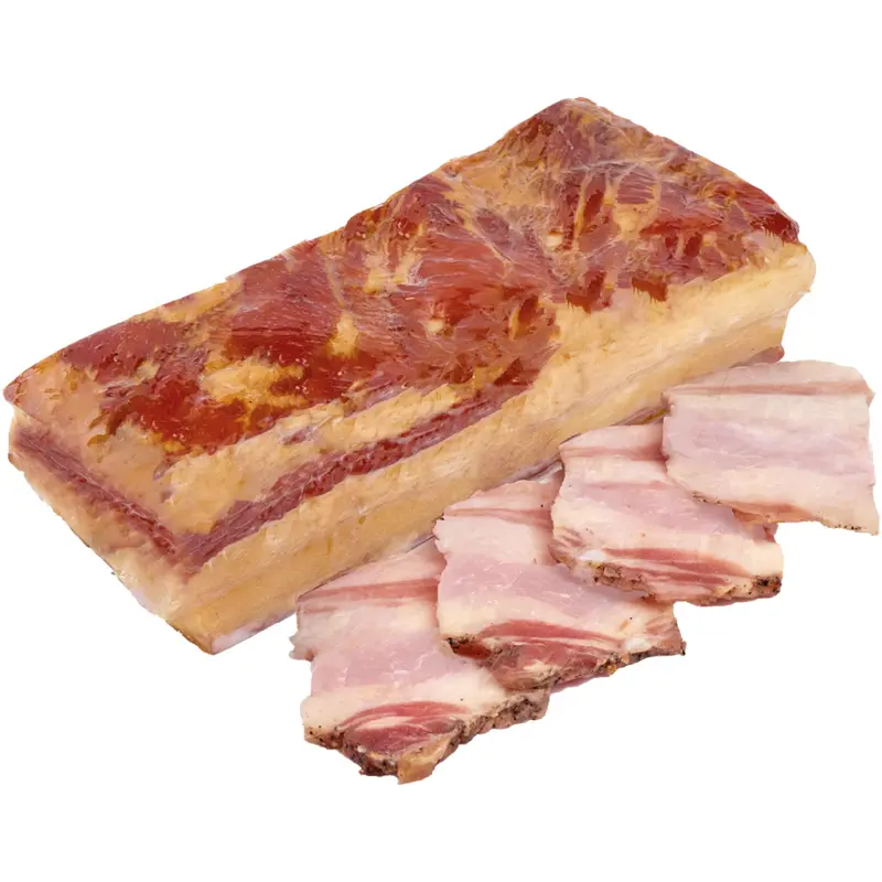 Hei&szlig;ger&auml;ucherter Speck