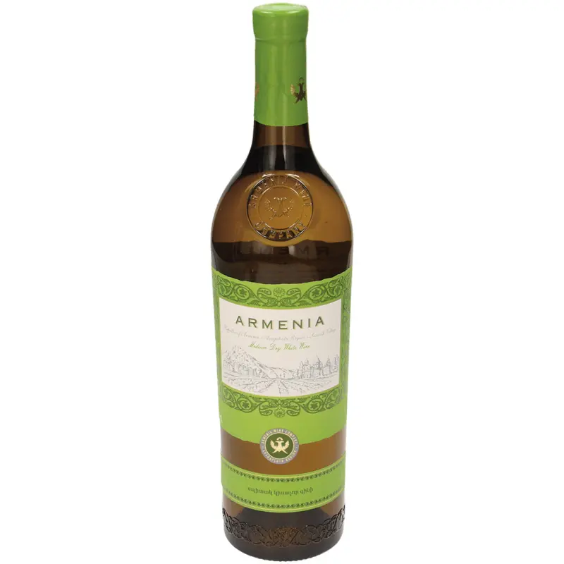 Wein aus Armenien, wei&szlig;, halbtrocken