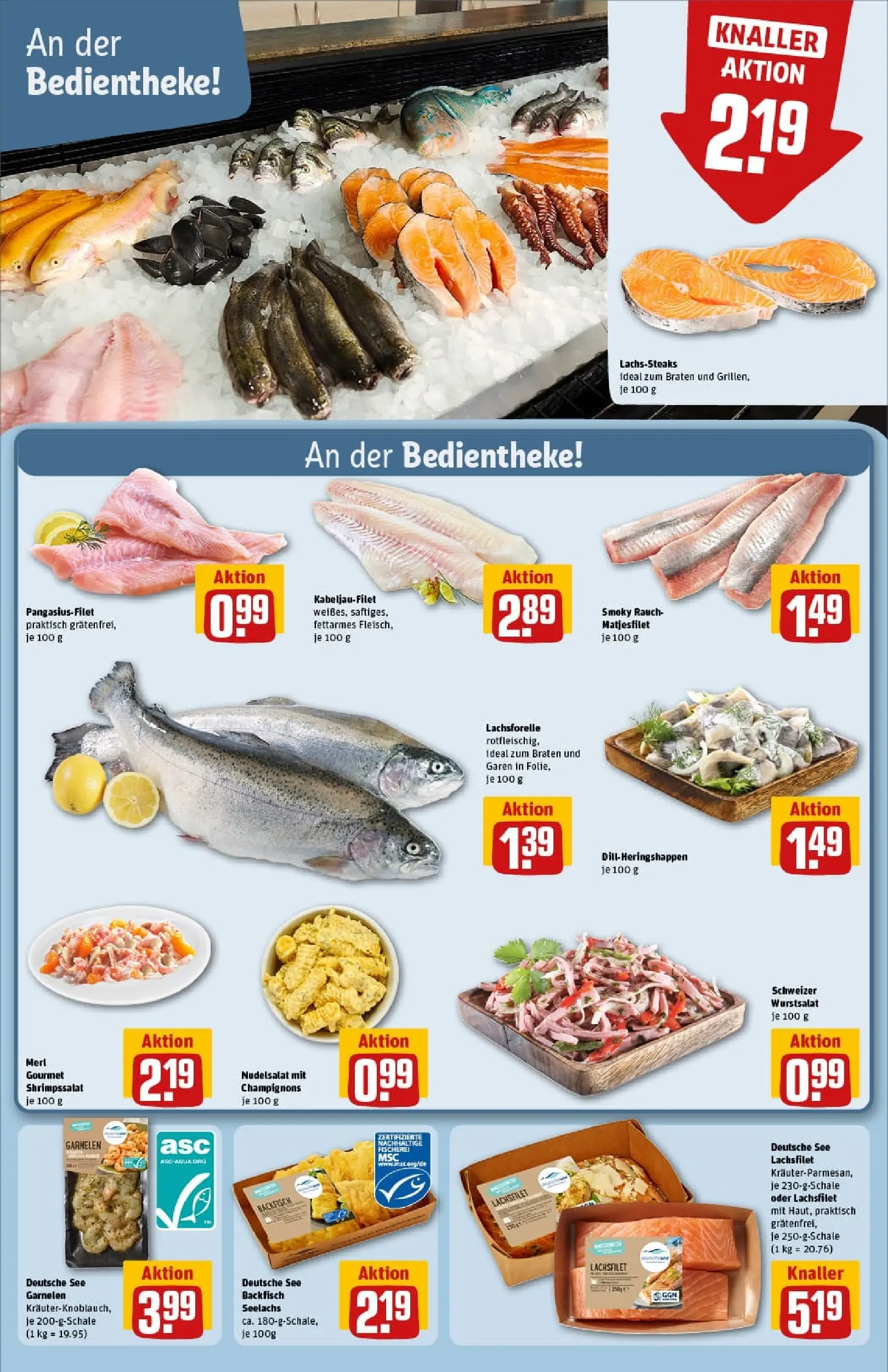 REWE Prospekt ab 18.01.2026 zum Blättern » Angebote | Seite: 20 | Produkte: Kefir, Haferdrink, Maultaschen, Salat
