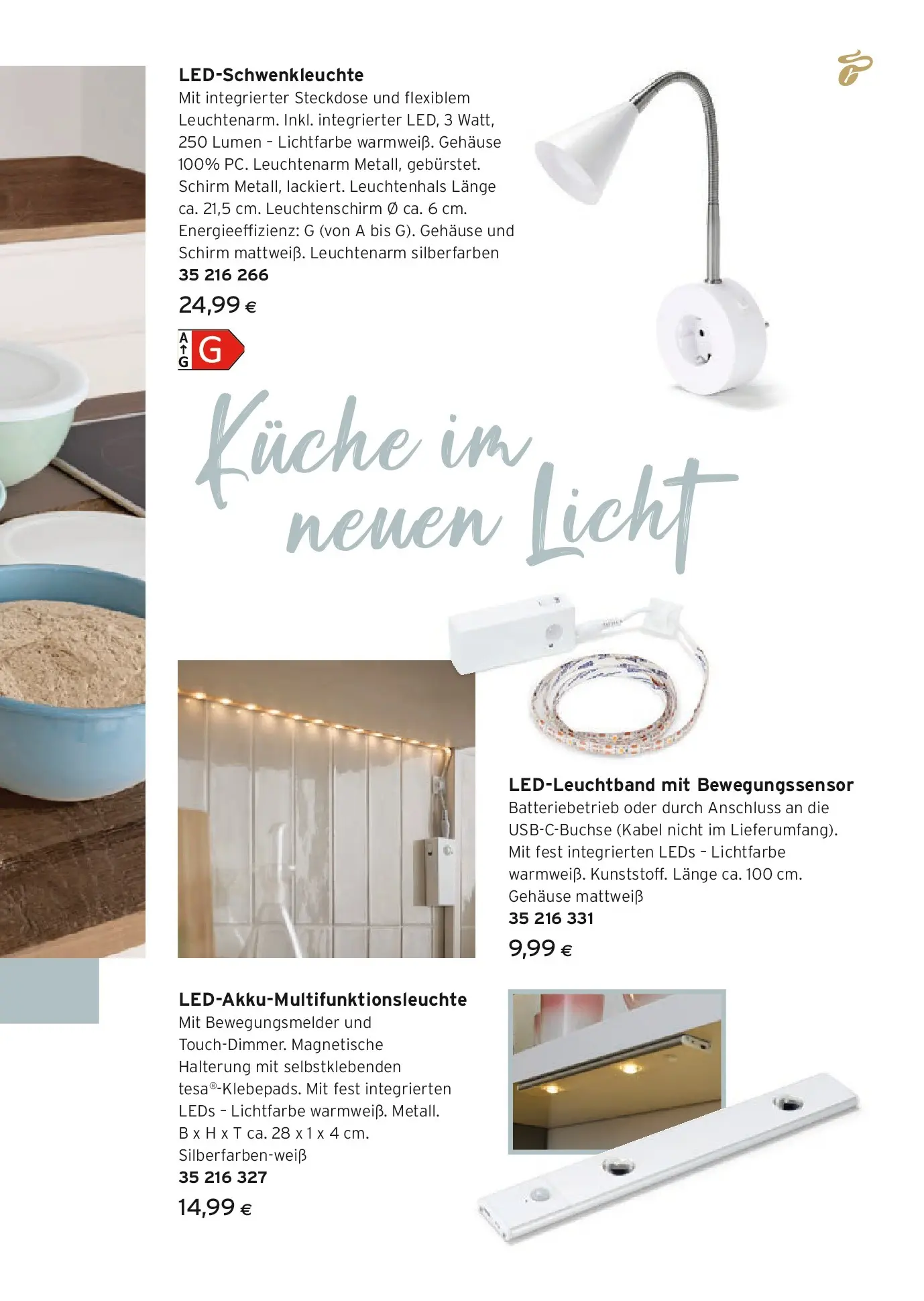 Tchibo Eduscho - Tchibo: Genuss im Scandi-Style von 28.01.2026 - Aktuelle Angebote | Seite: 17 | Produkte: Kabel, Steckdose