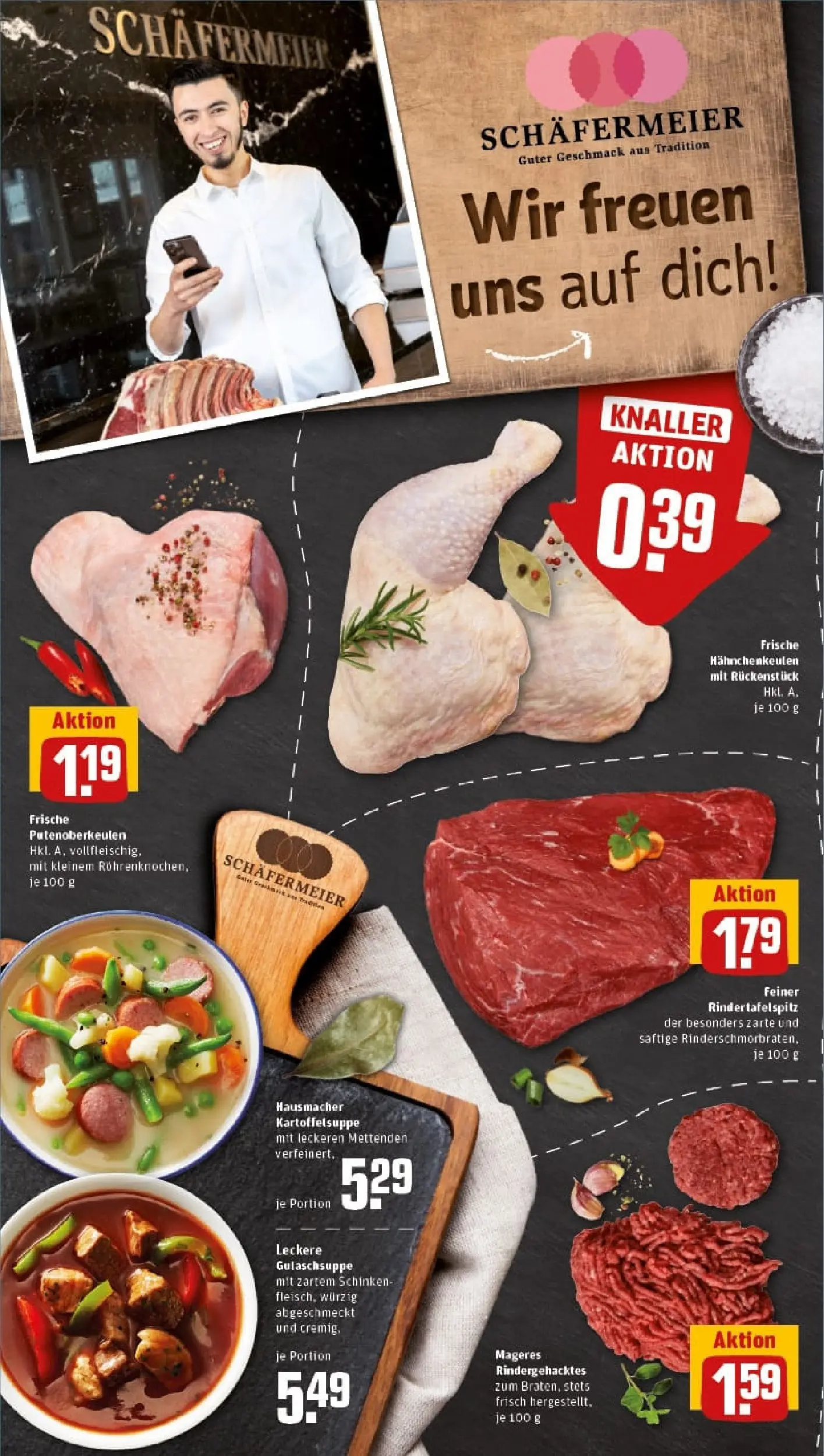 REWE Prospekt ab 18.01.2026 zum Blättern » Angebote | Seite: 8 | Produkte: Salami, Pizza, Leberkase