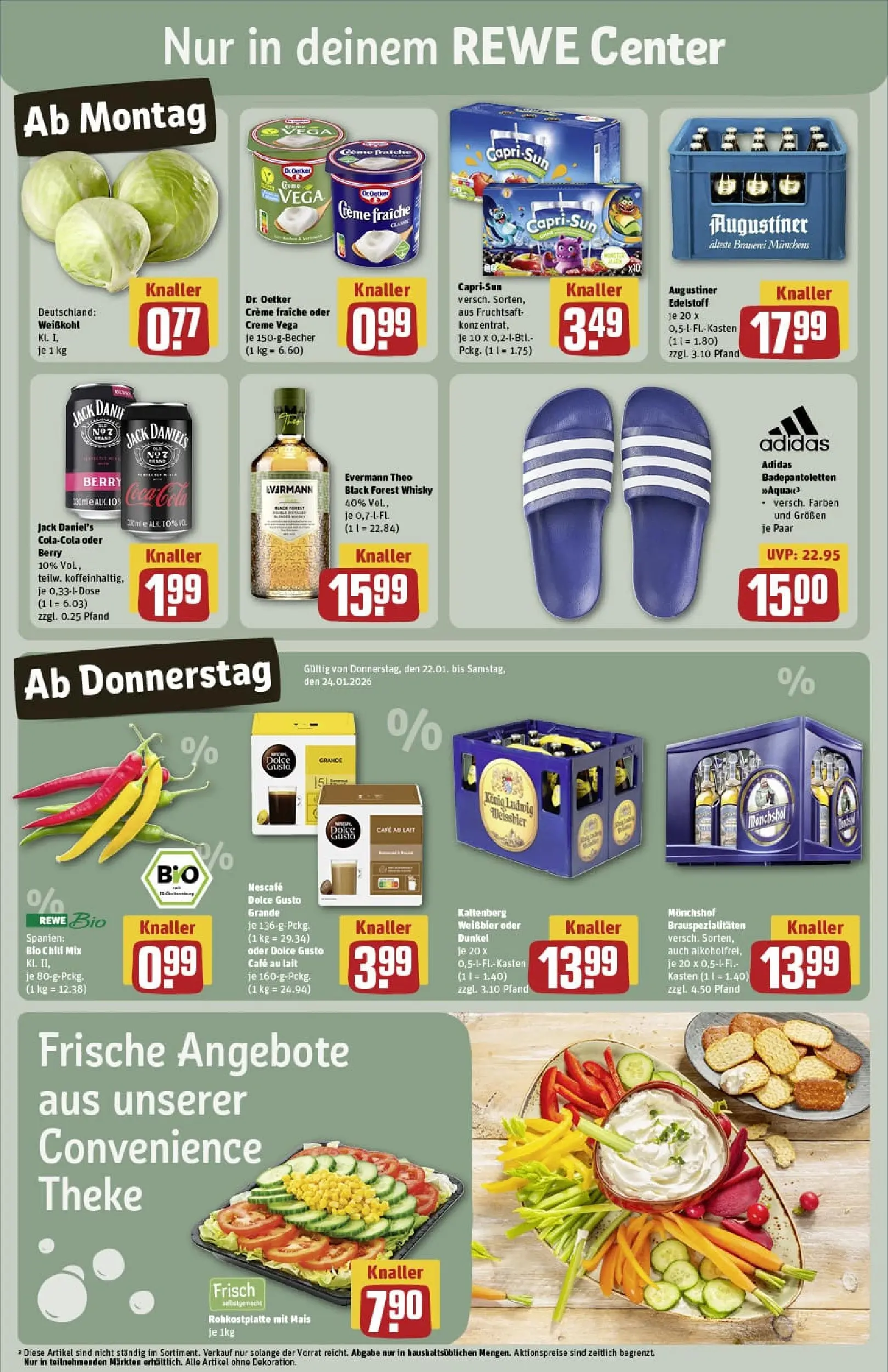 REWE Prospekt ab 19.01.2026 zum Blättern » Angebote | Seite: 5 | Produkte: Tyskie, Pils, Hella, Chips