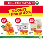 Eurospar Sconti fino al 40% - al 04.02.2026