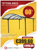 Bricocity Tettoia arco -60% - al 31.01.2026