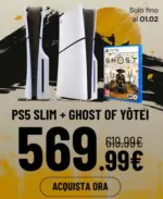 GameStop Ps5 slime + Ghost of Yotei - al 01.02.2026