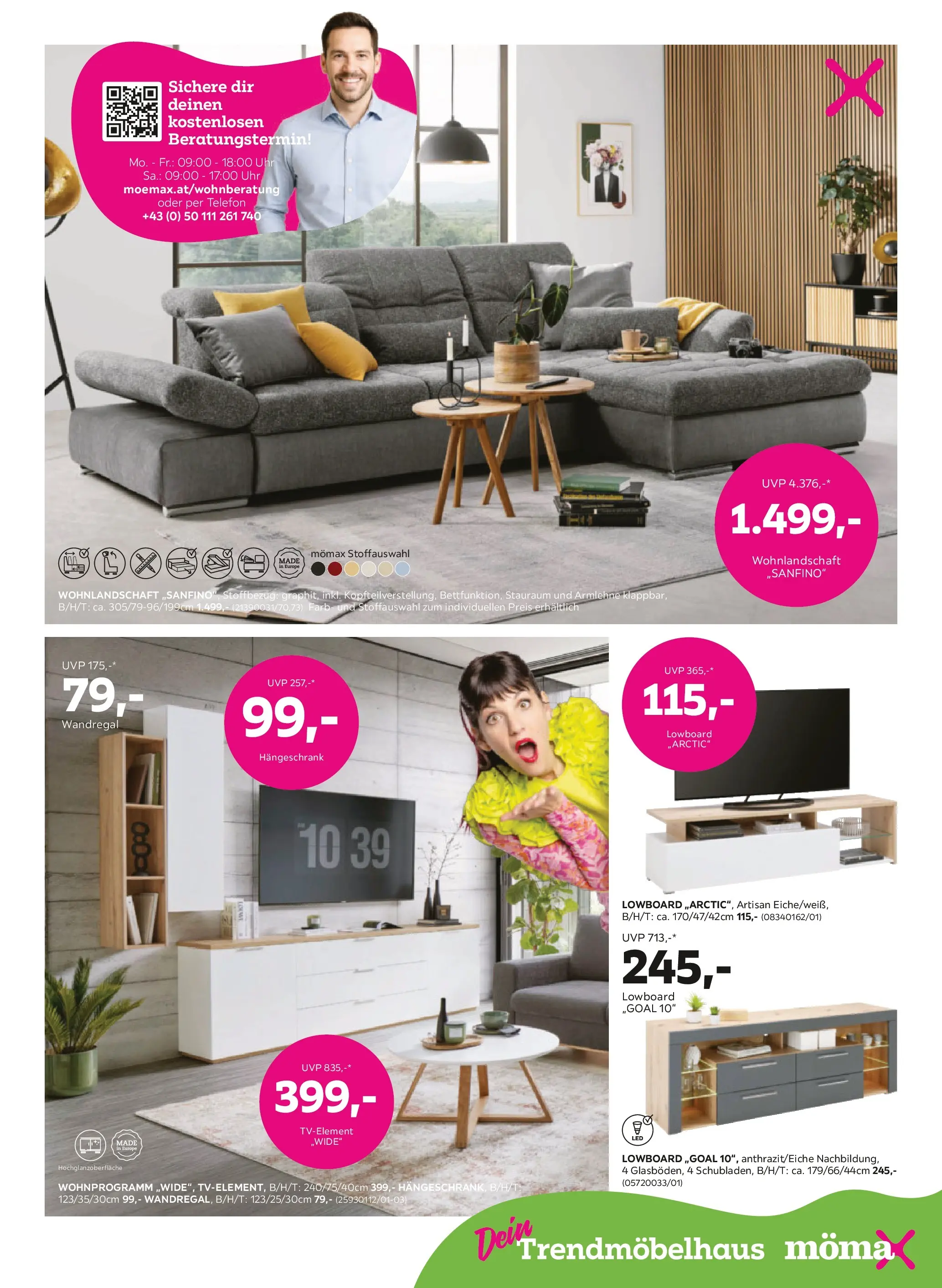 Mömax Ansfelden, Bruck An Der Mur, Villach von 09.02.2026 - Aktuelle Angebote | Seite: 5 | Produkte: Telefon, Uhr