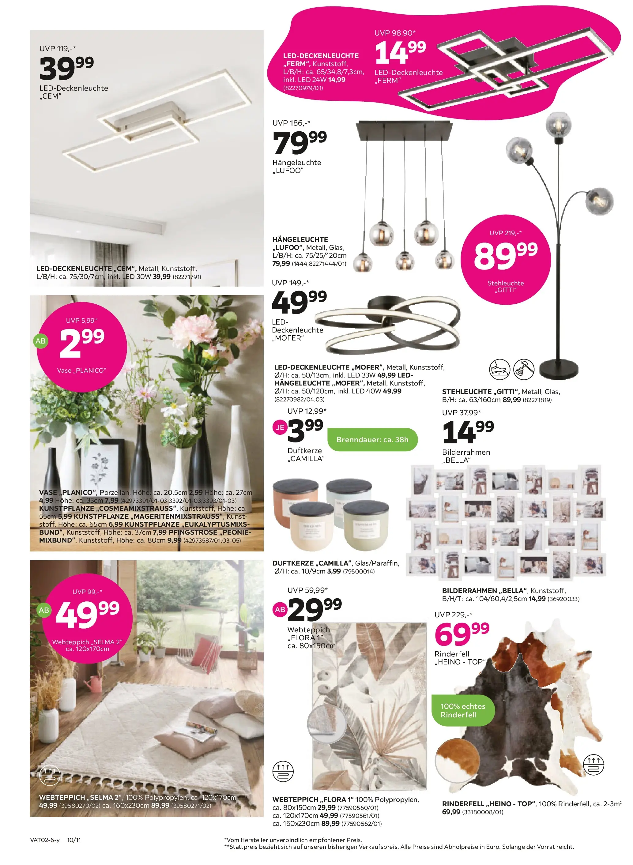 Mömax Ansfelden, Bruck An Der Mur, Villach von 09.02.2026 - Aktuelle Angebote | Seite: 10 | Produkte: Vase