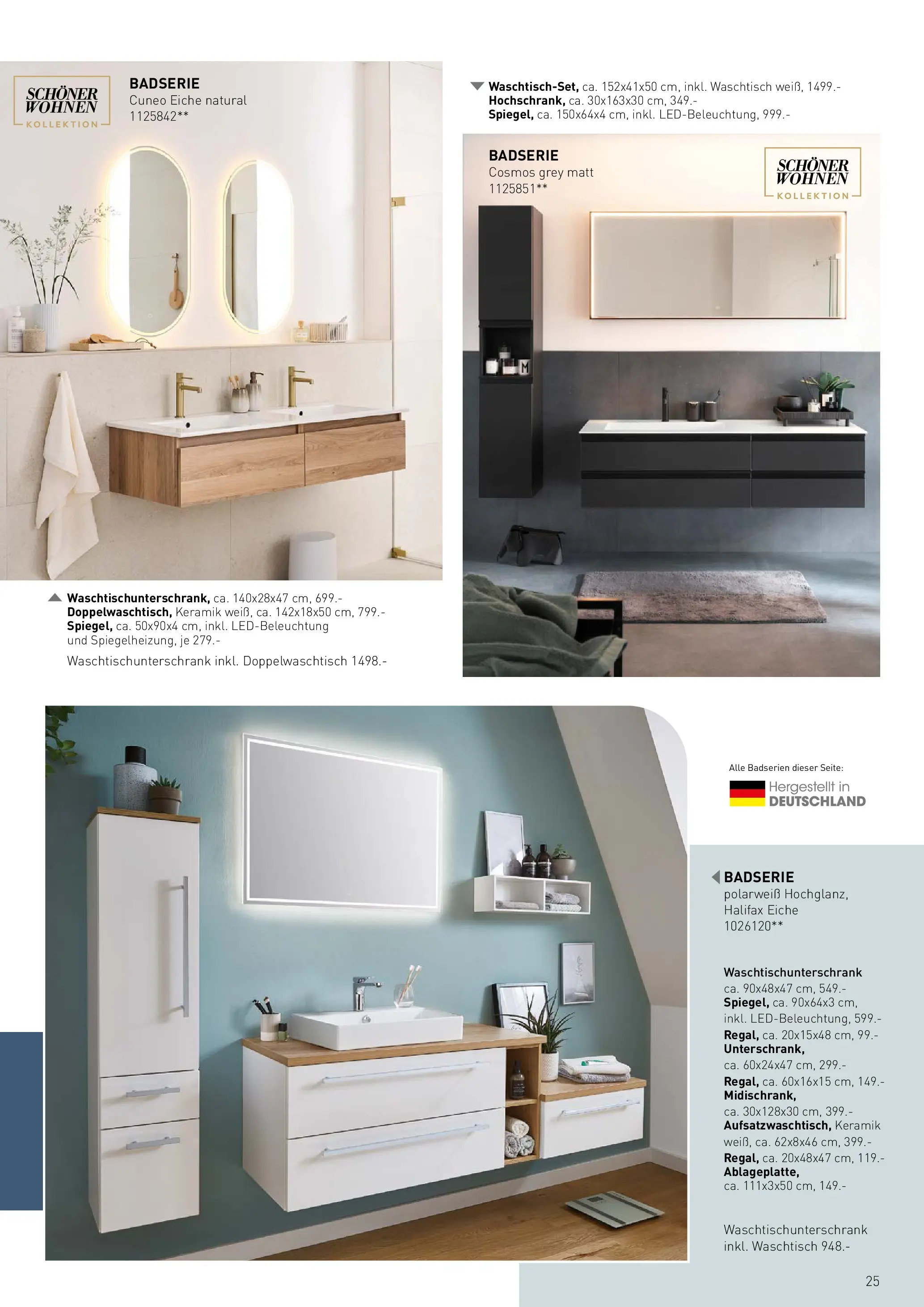 Möbel Martin - Möbel Martin: Wochenangebote (ab 22.01.2026) zum Blättern | Seite: 25 | Produkte: Waschtisch