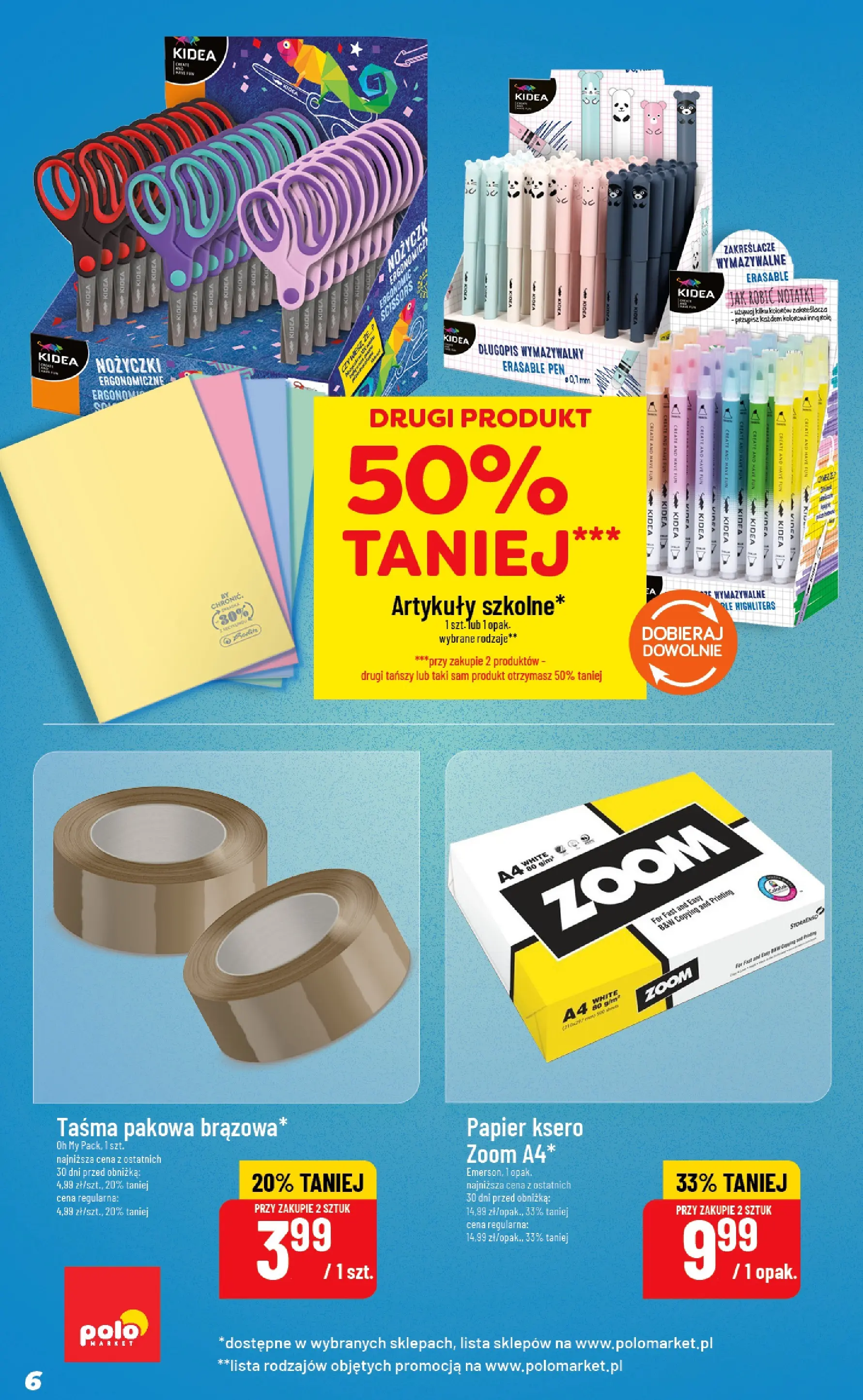 Nowa POLOmarket gazetka od jutra 21.01.2026 (PDF) | Strona: 6 | Produkty: Papier ksero