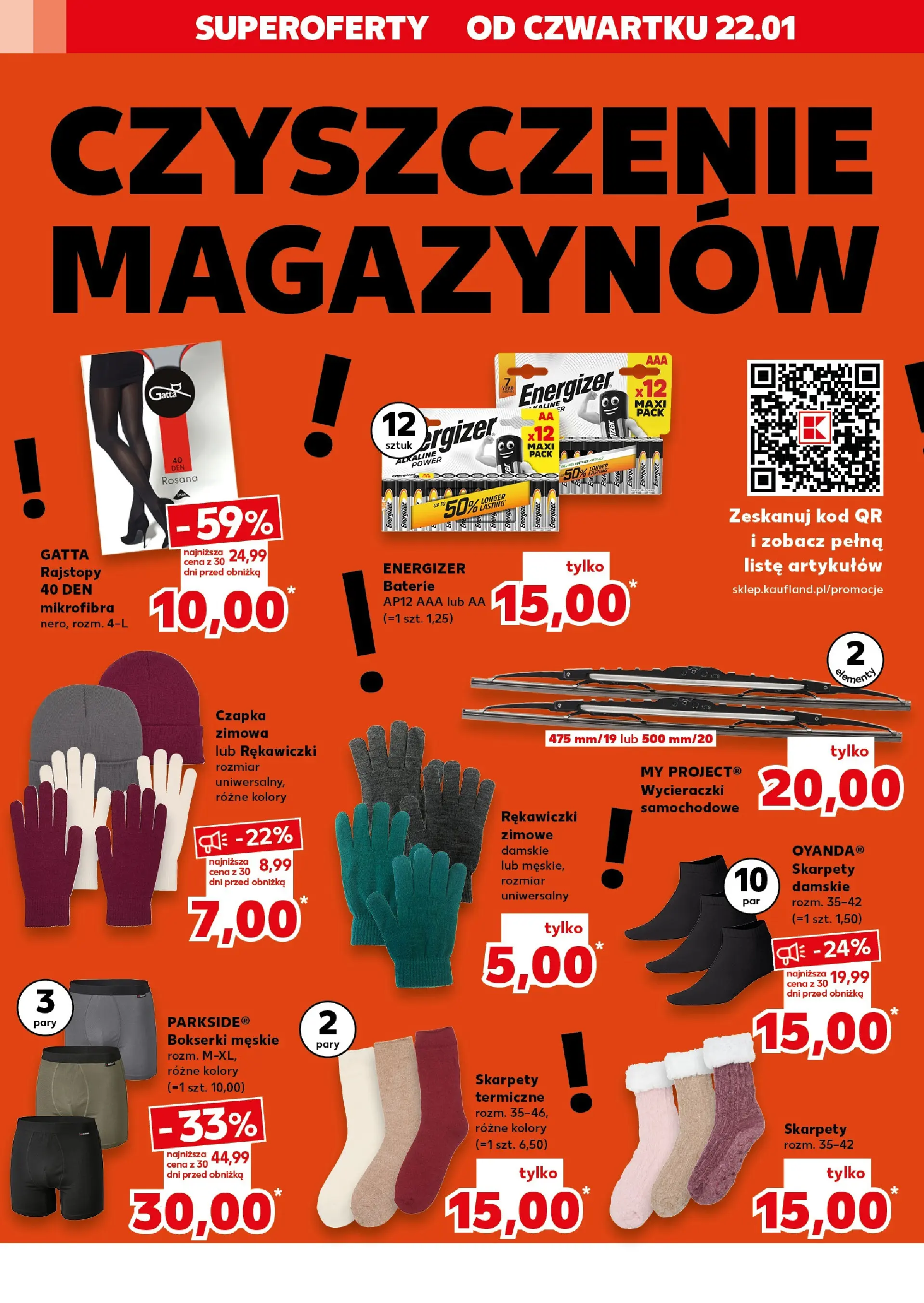Kaufland gazetka - Mega okazje od 22.01.2026 - od jutra PDF | Strona: 4 | Produkty: Bokserki, Czapka, Gatta, Bokserki męskie