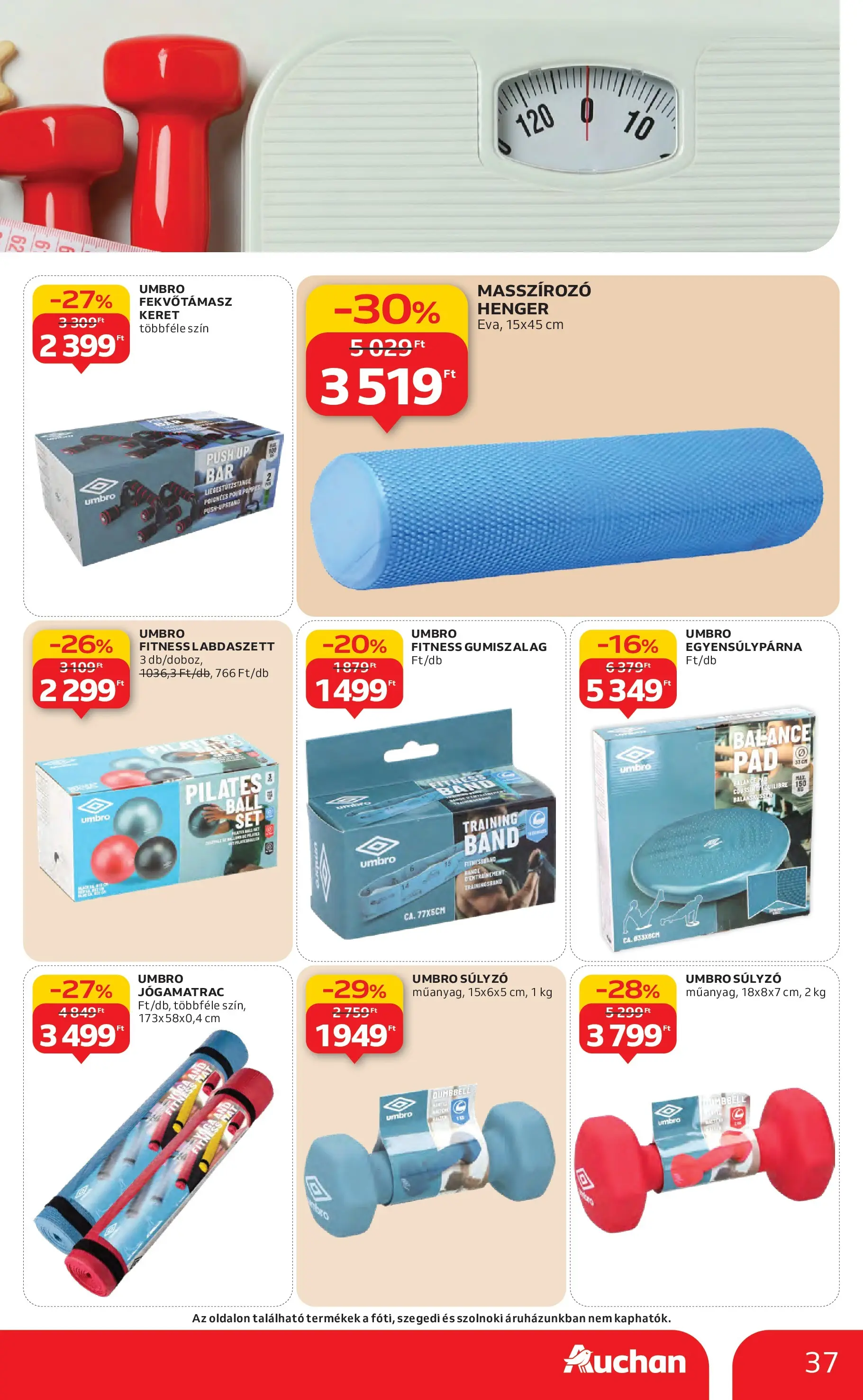 Auchan Akciós újság Miskolc - 2026.01.22. -tól/töl > akció, lapozható szórólap 🛍️ | Oldal: 37