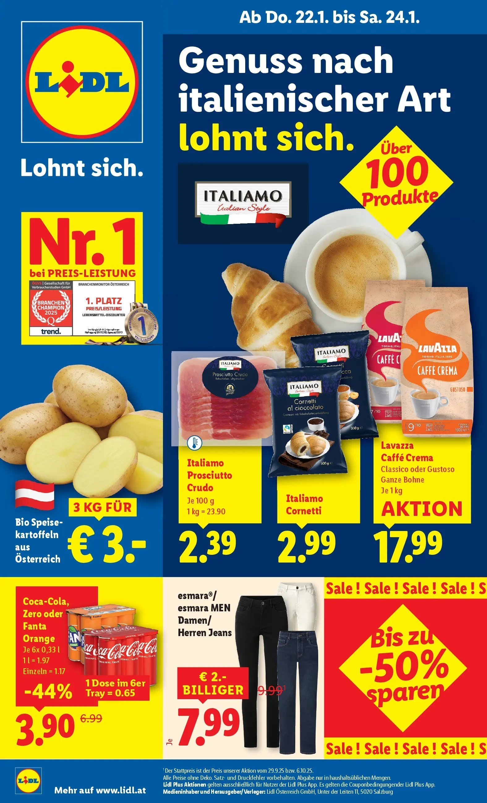Lidl Flugblatt - Fohnsdorf, Neunkirchen, Graz ab 22.01.2026 - Angebote ab donnerstag | Seite: 1