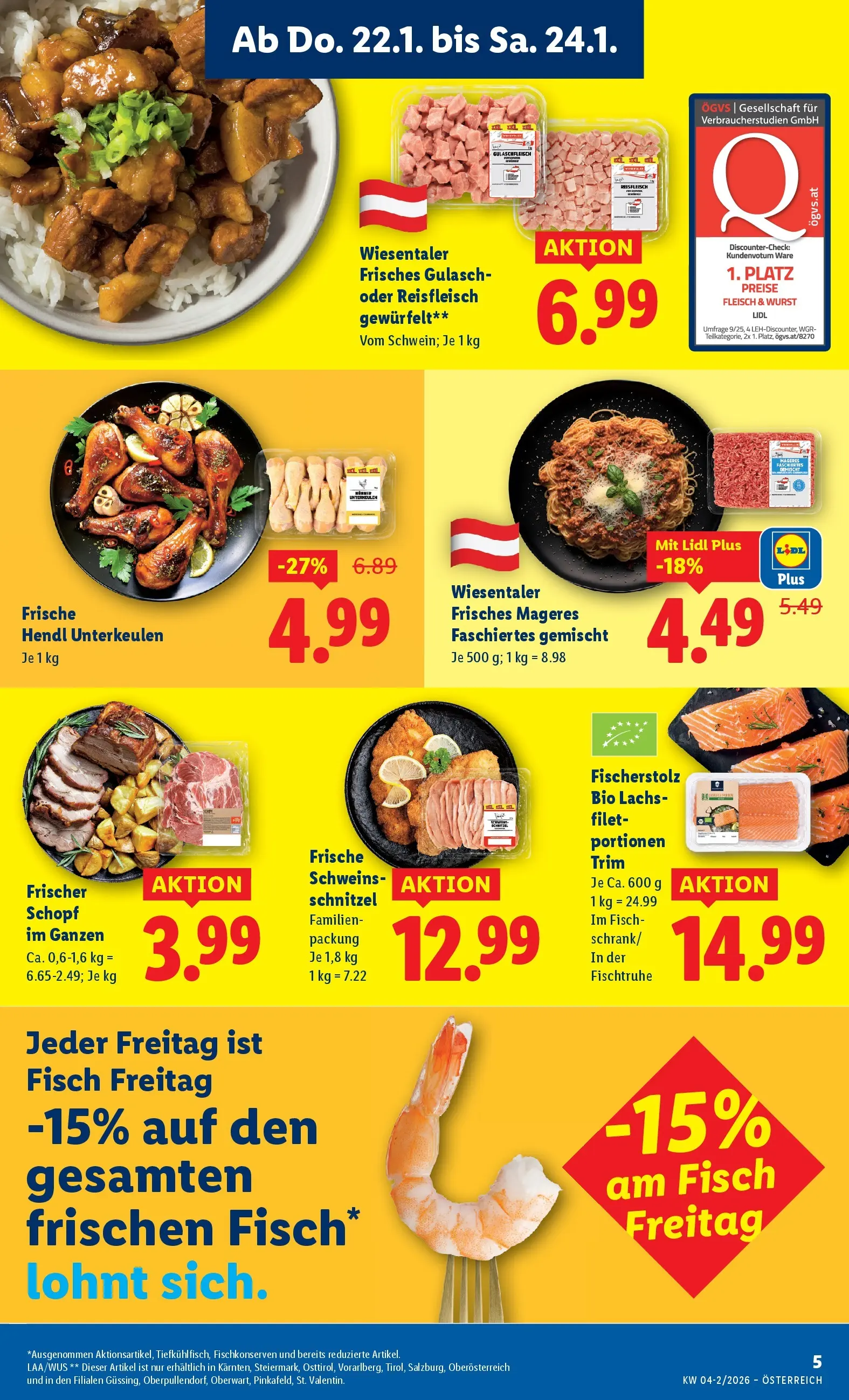 Lidl Flugblatt - Fohnsdorf, Neunkirchen, Graz ab 22.01.2026 - Angebote ab donnerstag | Seite: 9