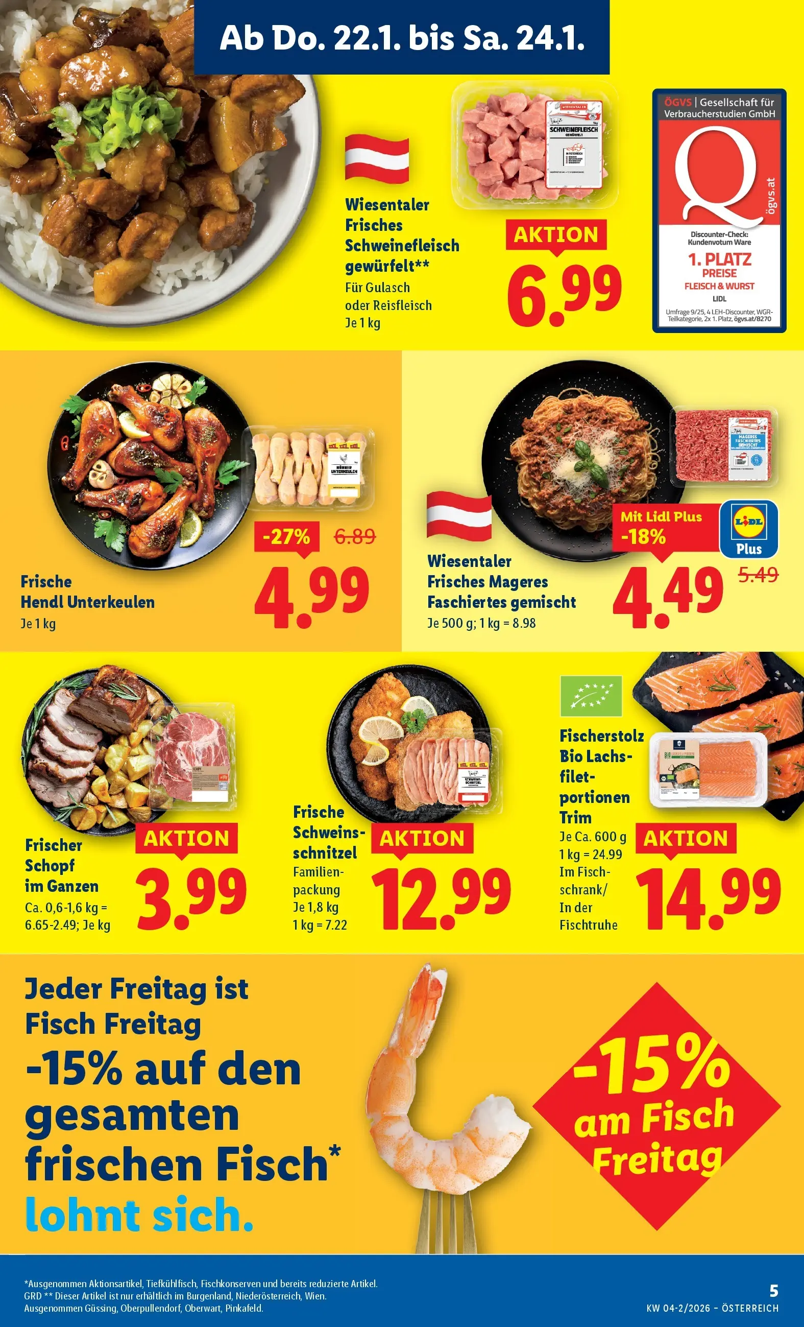 Lidl Flugblatt - Wien, Langenzersdorf, Zwettl ab 22.01.2026 - Angebote ab donnerstag | Seite: 9