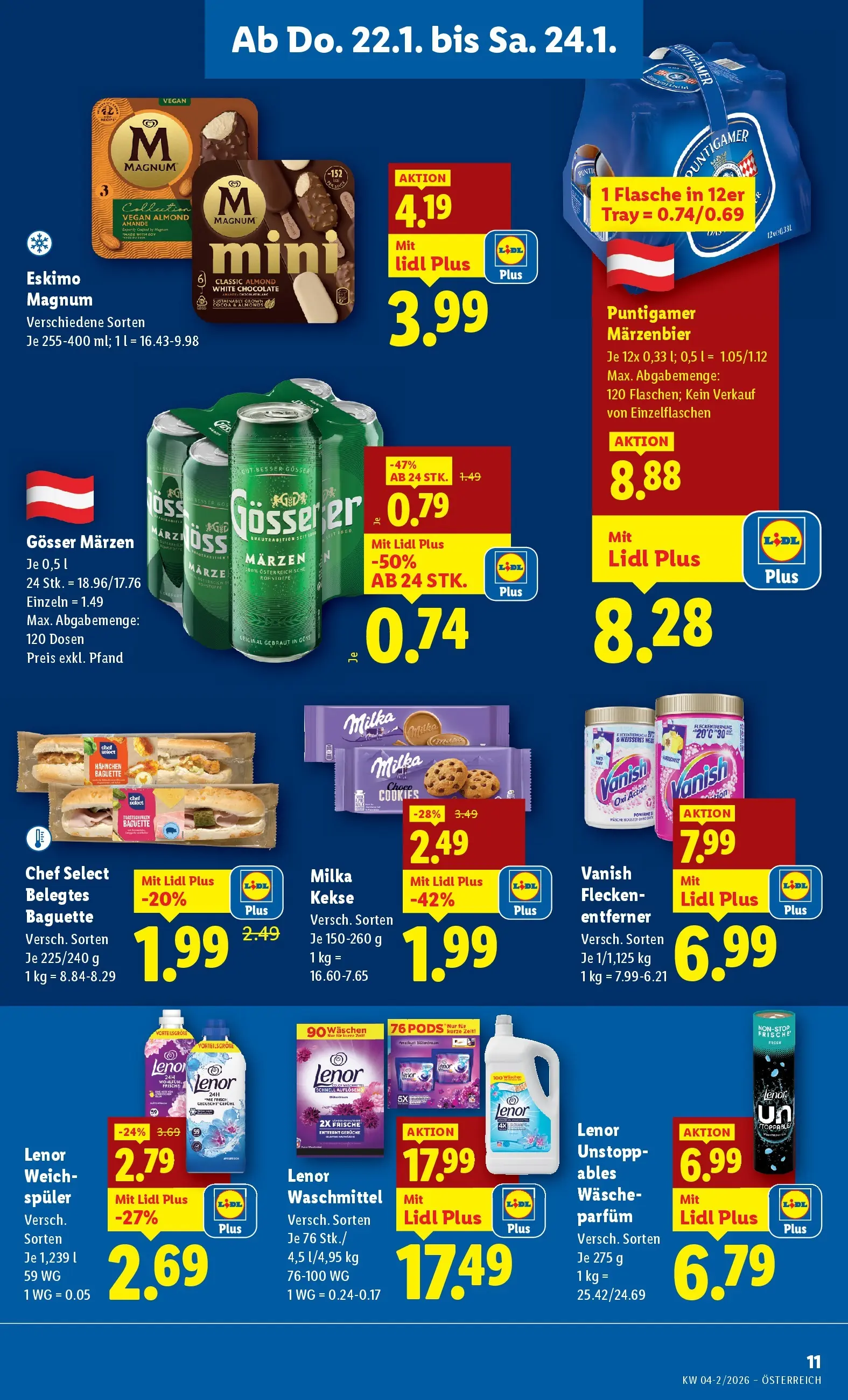 Lidl Flugblatt - Fohnsdorf, Neunkirchen, Graz ab 22.01.2026 - Angebote ab donnerstag | Seite: 15