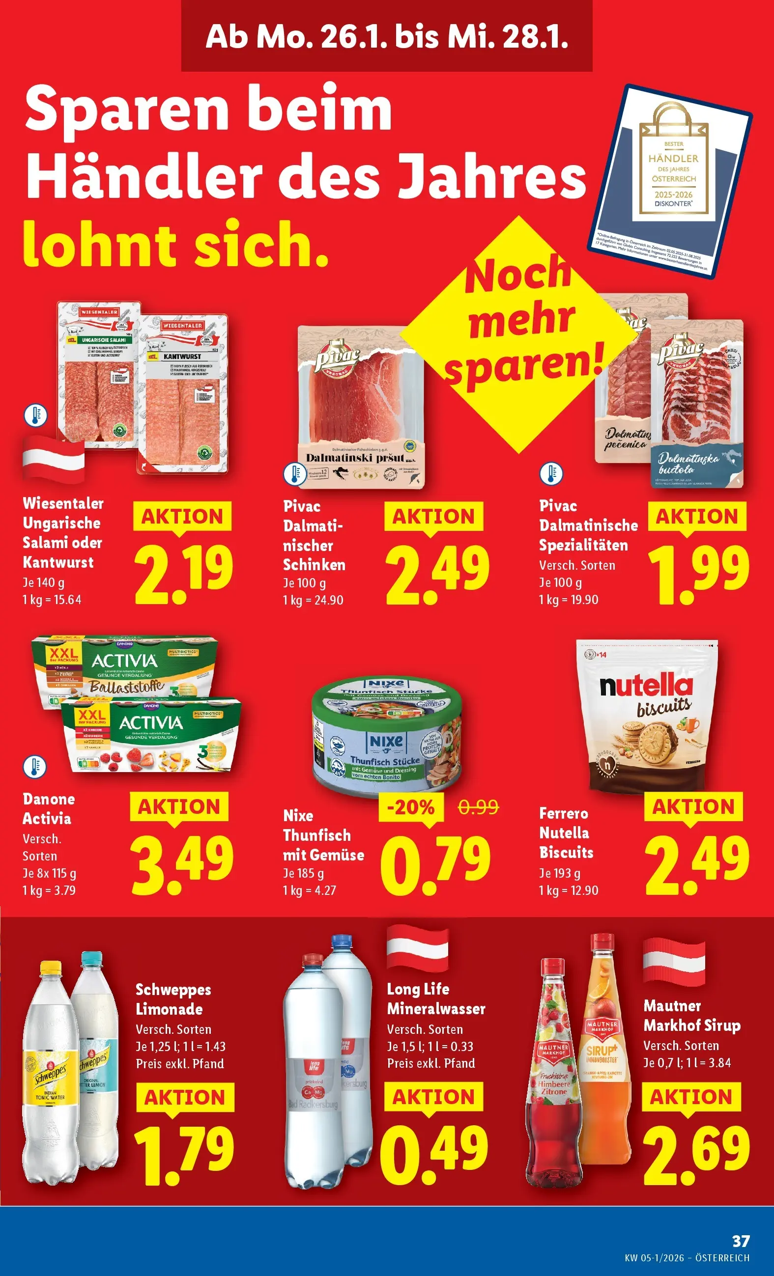 Lidl Flugblatt - Fohnsdorf, Neunkirchen, Graz ab 22.01.2026 - Angebote ab donnerstag | Seite: 43
