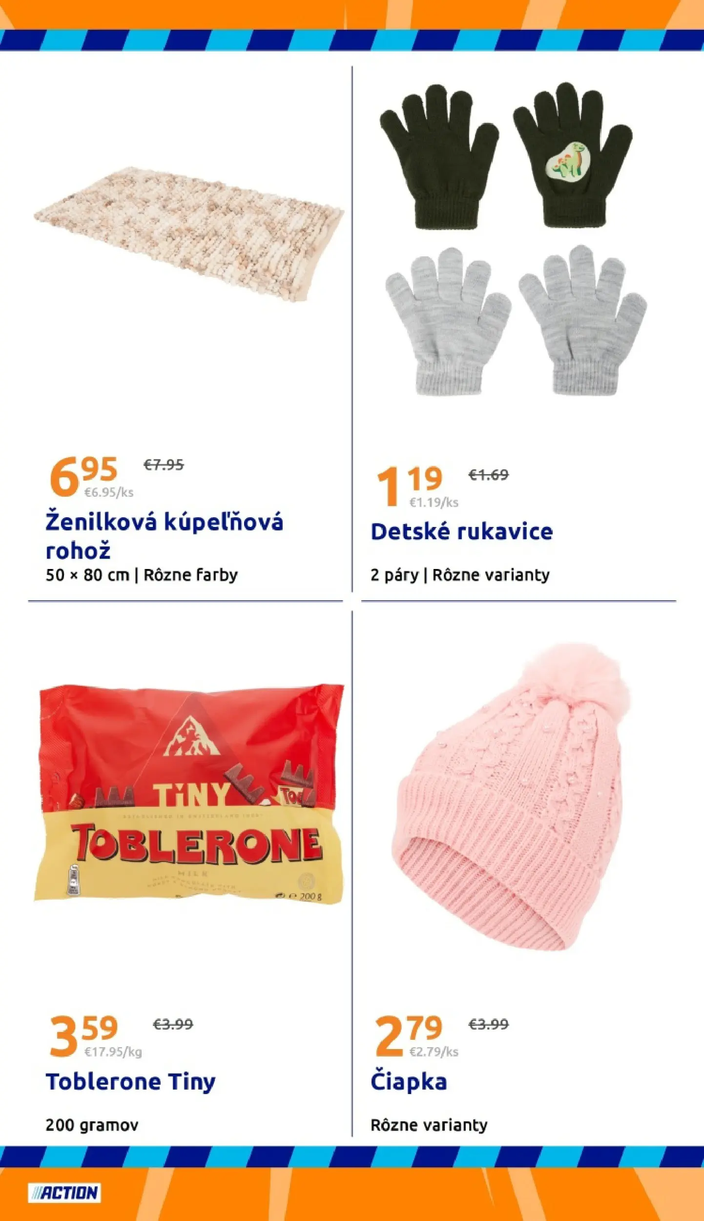 Objavte - Action leták platný do 28.01.2026 od 20.01.2026 » aktuálna akcia | Strana: 24 | Produkty: Čiapka, Rukavice