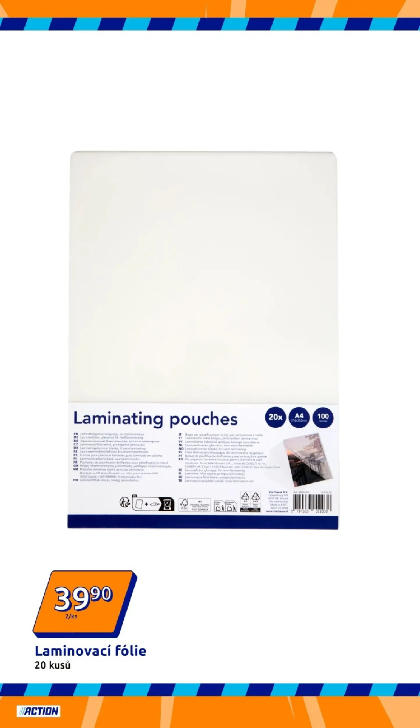 Nabídky - Action leták do 28.01.2026 od 20.01.2026 - akční nabídka | Strana: 6 | Produkty: Laminovací folie, Fólie