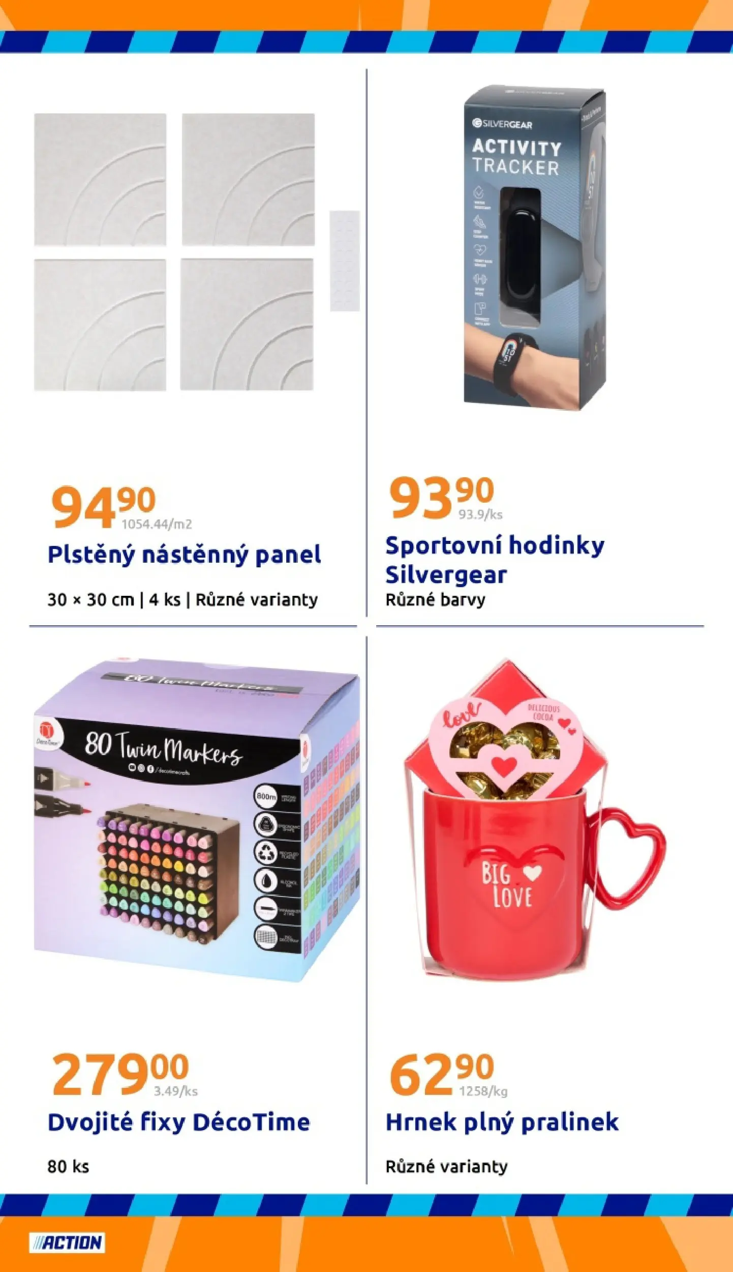 Nabídky - Action leták do 28.01.2026 od 20.01.2026 - akční nabídka | Strana: 20 | Produkty: Hrnek, Hodinky, Fixy, Barvy