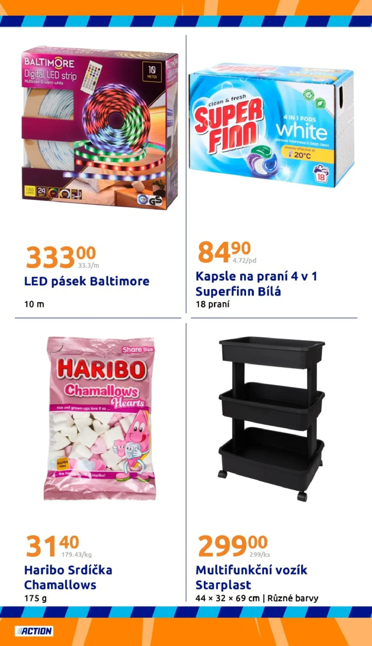 Nabídky - Action leták do 28.01.2026 od 20.01.2026 - akční nabídka | Strana: 21 | Produkty: Haribo, Kapsle, LED pásek, Barvy