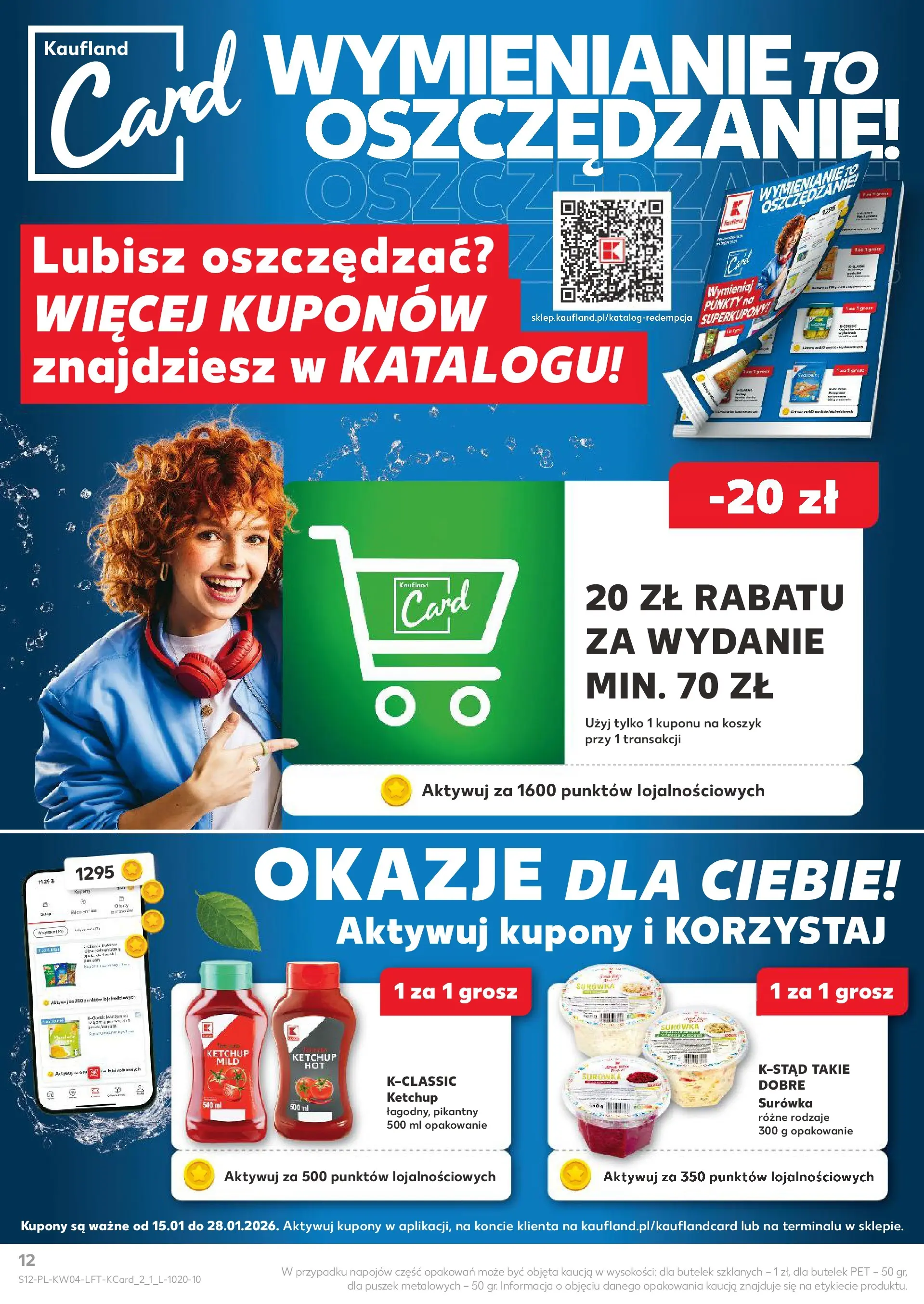 Kaufland gazetka od 22.01.2026 - od jutra PDF | Strona: 12 | Produkty: Ketchup