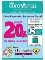 EUROSHOP Monopoli Sconto 20% su tutta la merce - al 01.02.2026