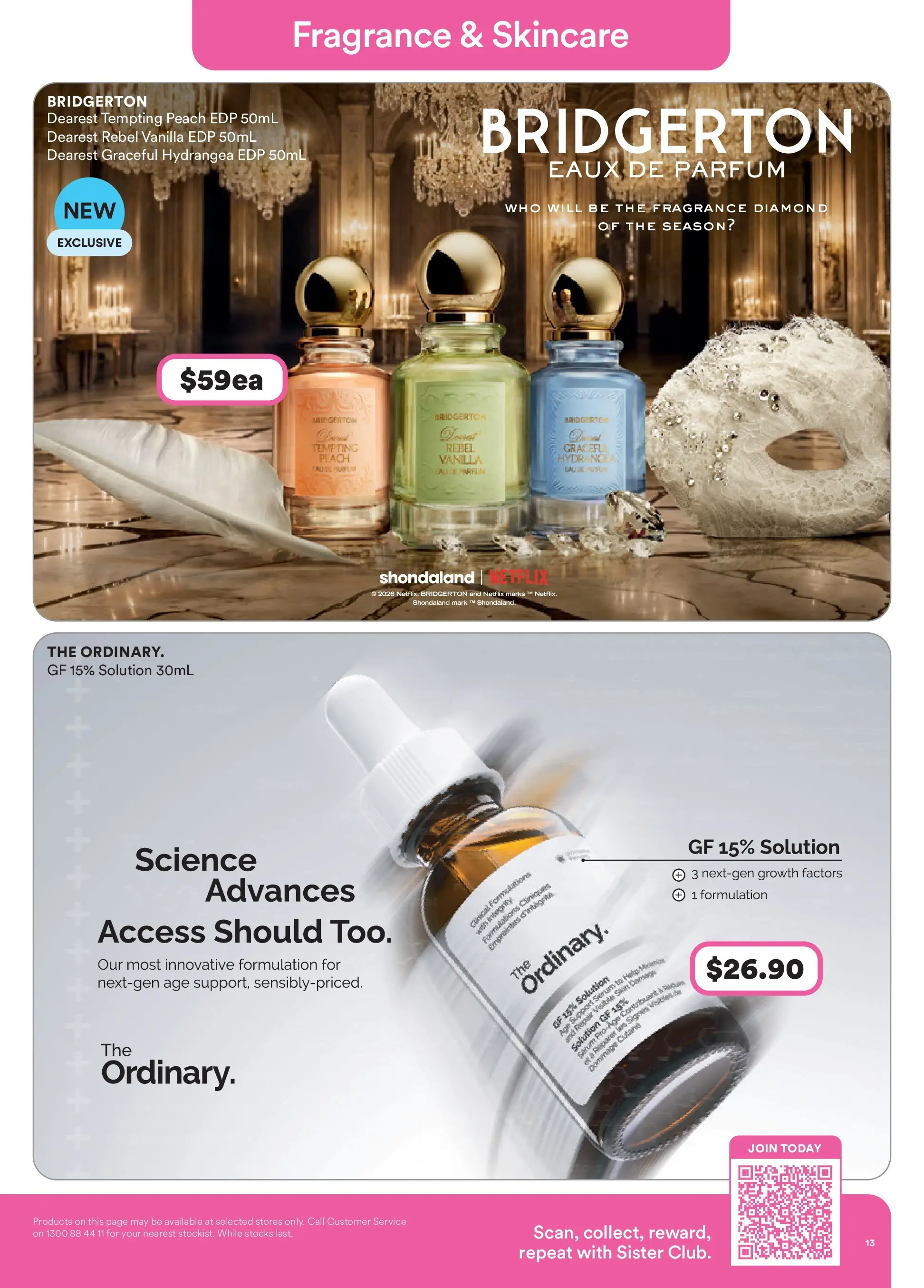 Priceline Pharmacy - Priceline Catalogue - 21/01/2026 > weekly / monthly specials | Page: 13 | Products: Diamond, Fragrance, Peach