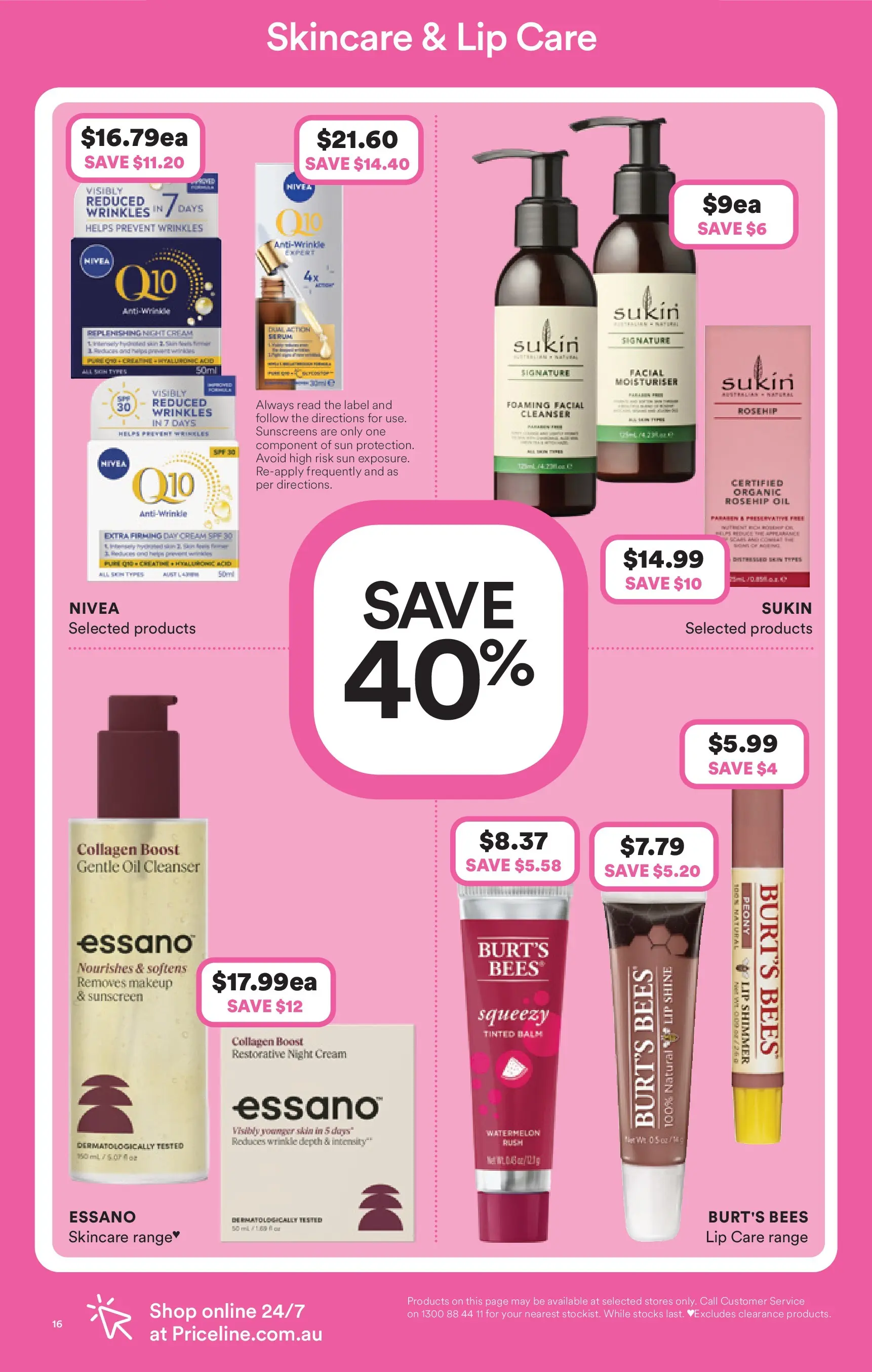 Priceline Pharmacy - Priceline Catalogue - 21/01/2026 > weekly / monthly specials | Page: 16 | Products: Oil, Cream, Collagen, Rosehip oil