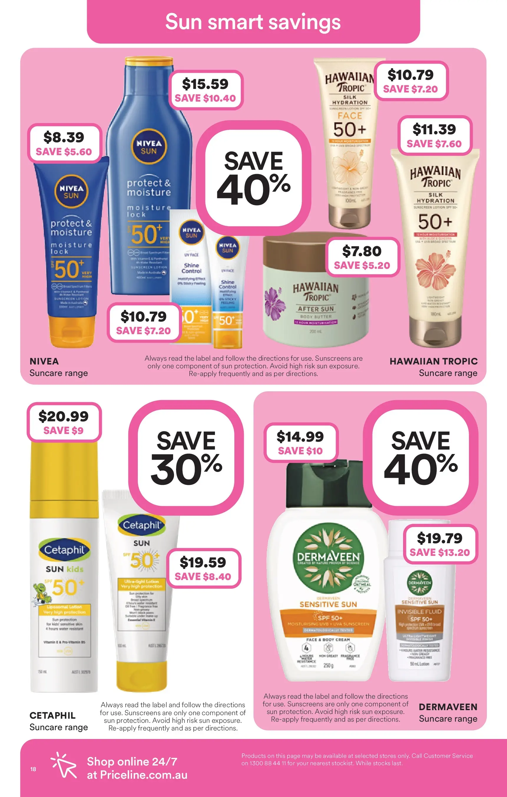 Priceline Pharmacy - Priceline Catalogue - 21/01/2026 > weekly / monthly specials | Page: 18 | Products: Butter, Sunscreen, Lotion, Body butter