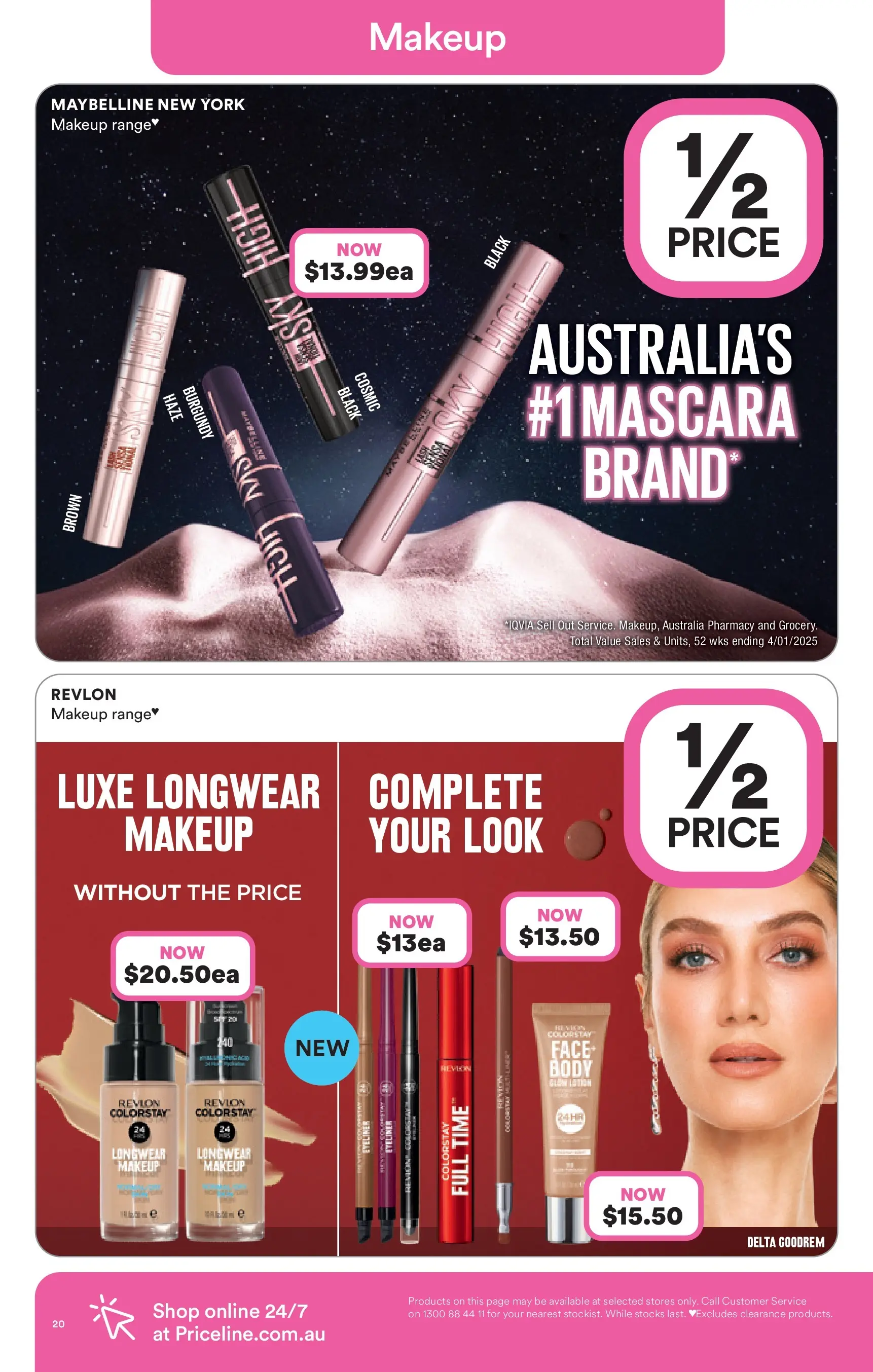 Priceline Pharmacy - Priceline Catalogue - 21/01/2026 > weekly / monthly specials | Page: 20 | Products: Eyeliner, Makeup
