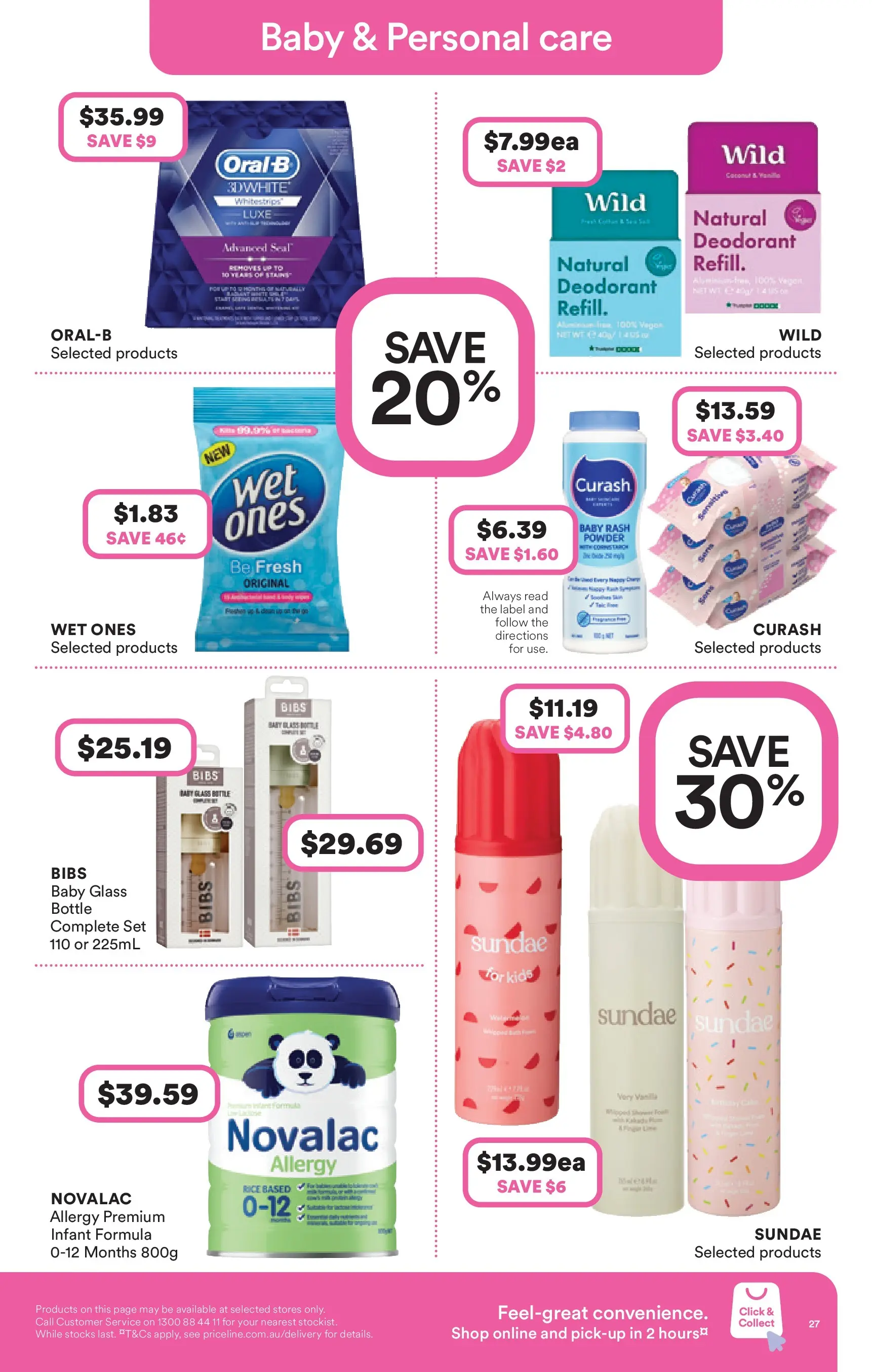 Priceline Pharmacy - Priceline Catalogue - 21/01/2026 > weekly / monthly specials | Page: 27 | Products: Powder, Rice, Deodorant, Allergy