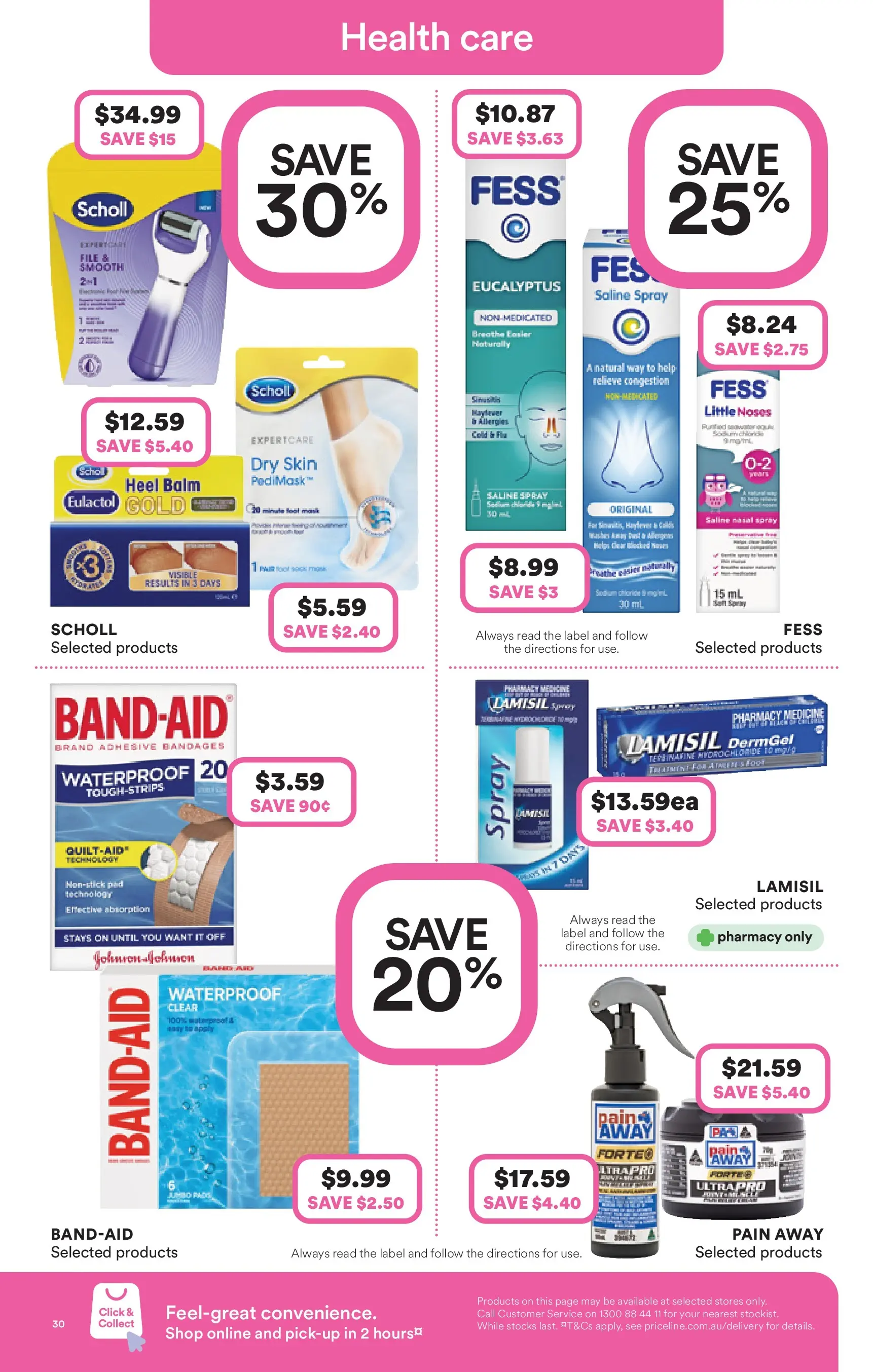 Priceline Pharmacy - Priceline Catalogue - 21/01/2026 > weekly / monthly specials | Page: 30 | Products: Mask, Nasal spray
