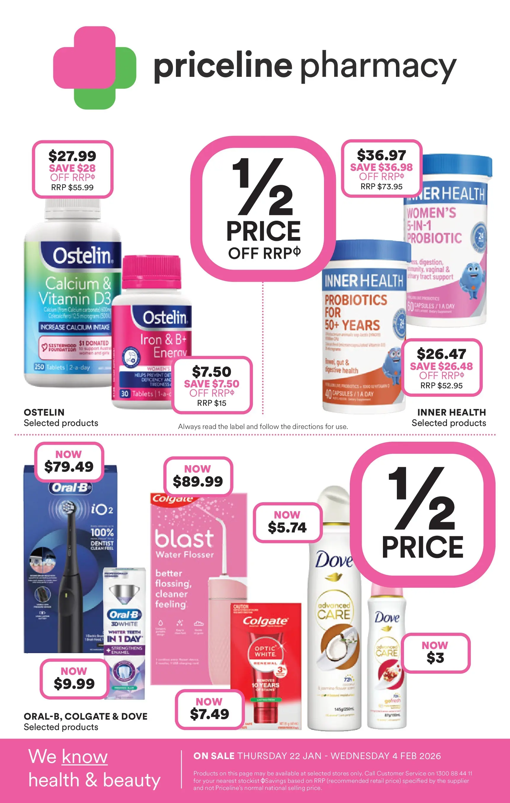 Priceline Pharmacy - Priceline Catalogue - 21/01/2026 > weekly / monthly specials | Page: 36 | Products: Foundation, Iron, Tablets, Vitamin
