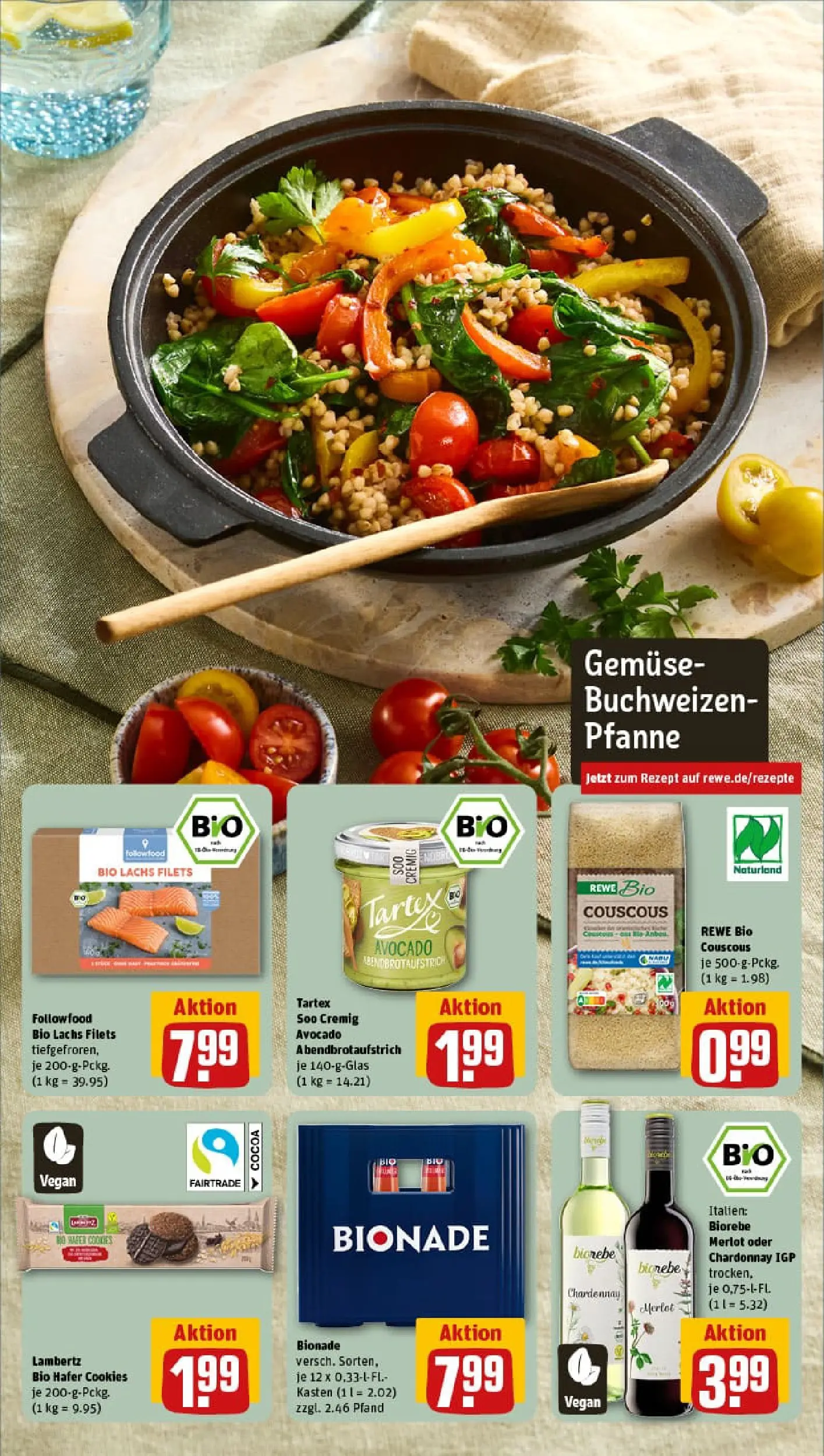 REWE Prospekt ab 26.01.2026 zum Blättern » Angebote | Seite: 5 | Produkte: Merlot, Avocado, Lachs, Gemüse