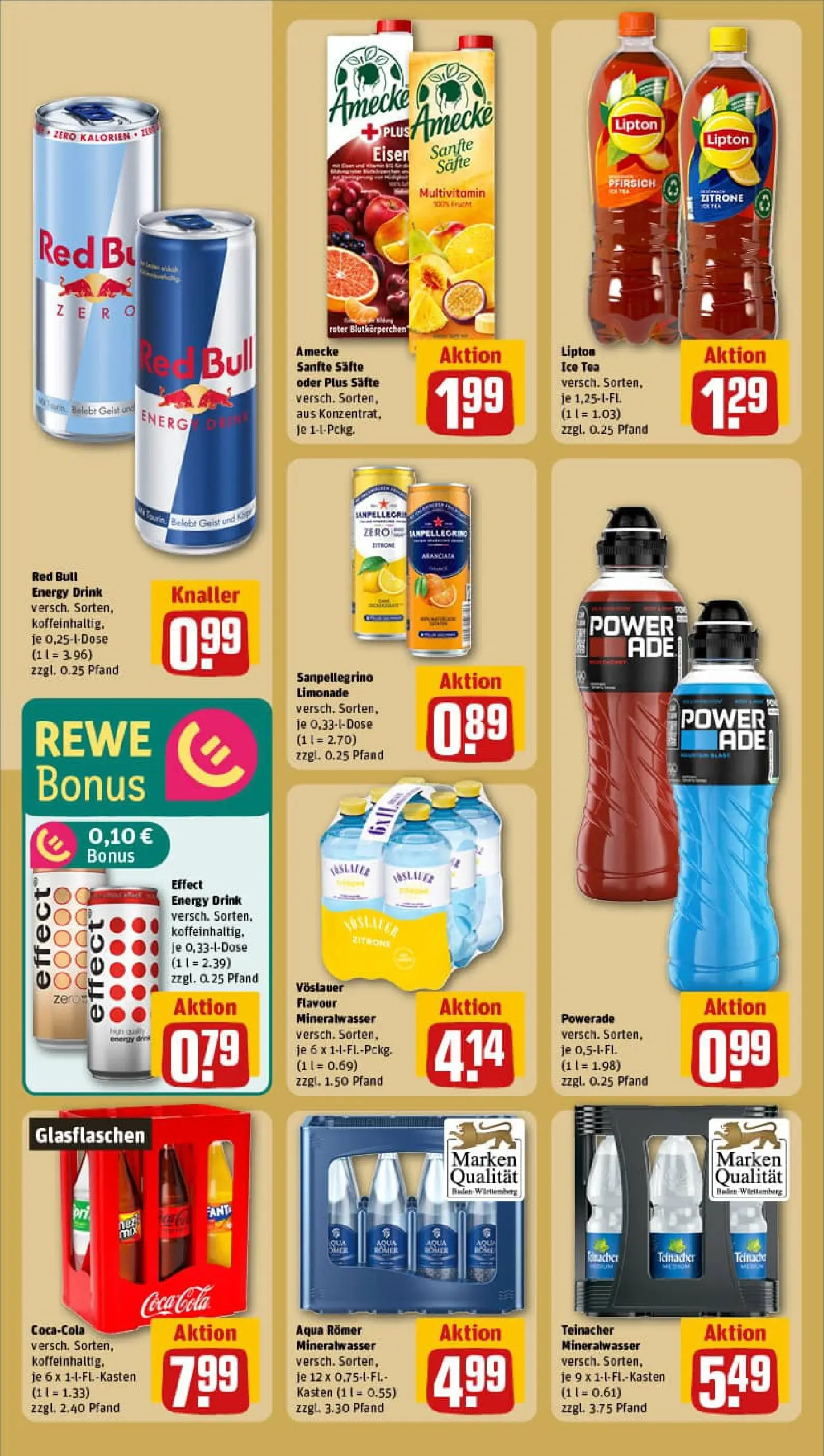 REWE Prospekt ab 26.01.2026 zum Blättern » Angebote | Seite: 16 | Produkte: Coca cola, Energy, Mineralwasser, Powerade