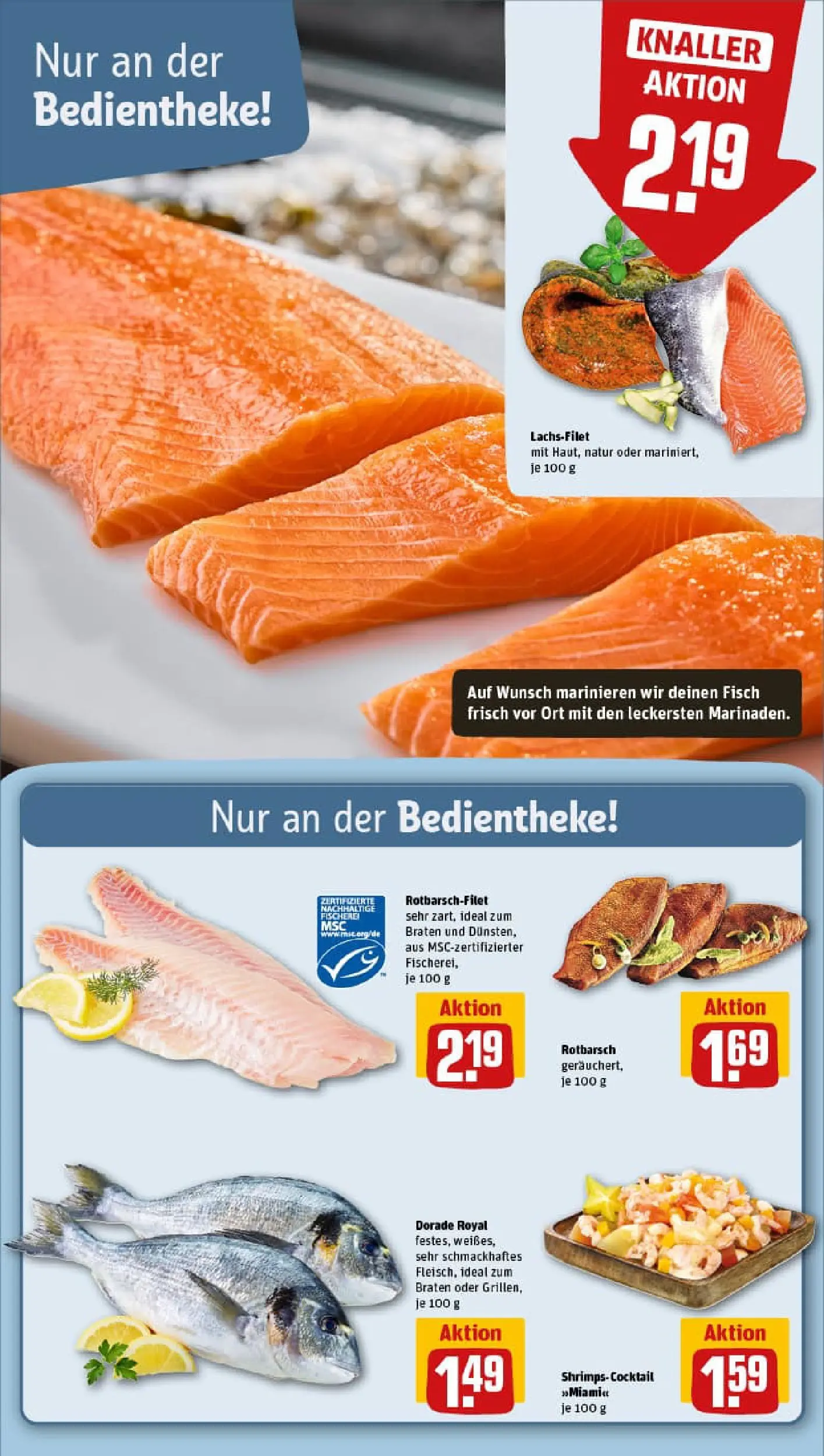REWE Prospekt ab 26.01.2026 zum Blättern » Angebote | Seite: 29 | Produkte: Dorade, Fisch