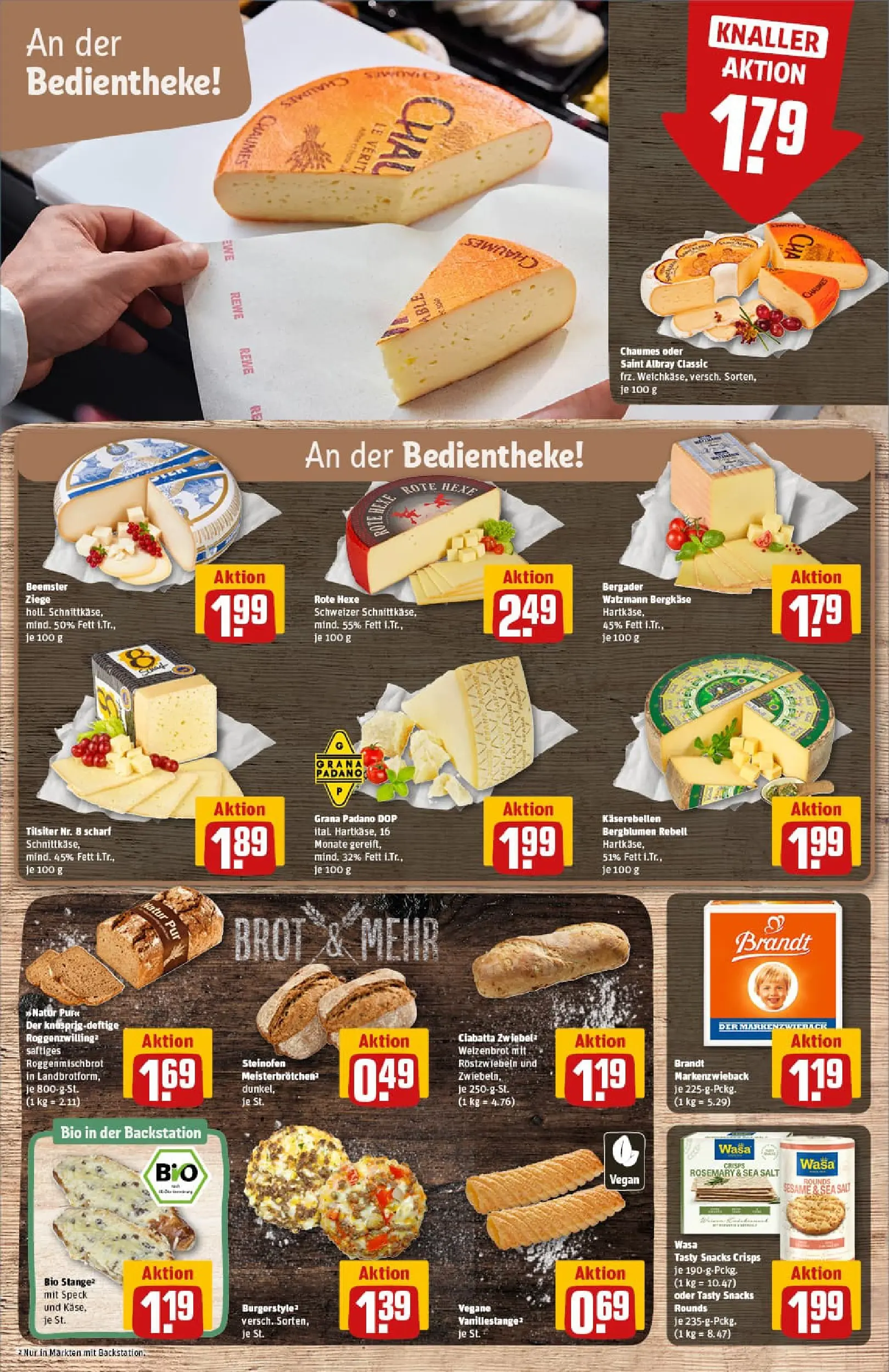 REWE Prospekt ab 26.01.2026 zum Blättern » Angebote | Seite: 11 | Produkte: Burger, Zwiebeln, Brot