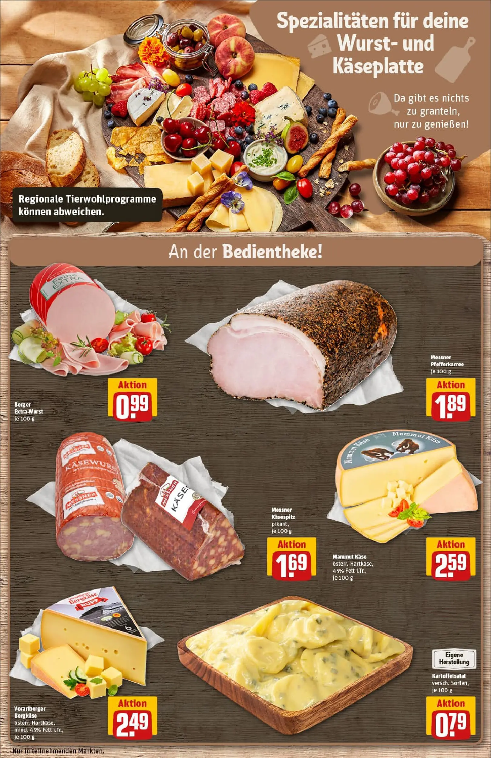 REWE Prospekt ab 26.01.2026 zum Blättern » Angebote | Seite: 11 | Produkte: Käse, Wurst