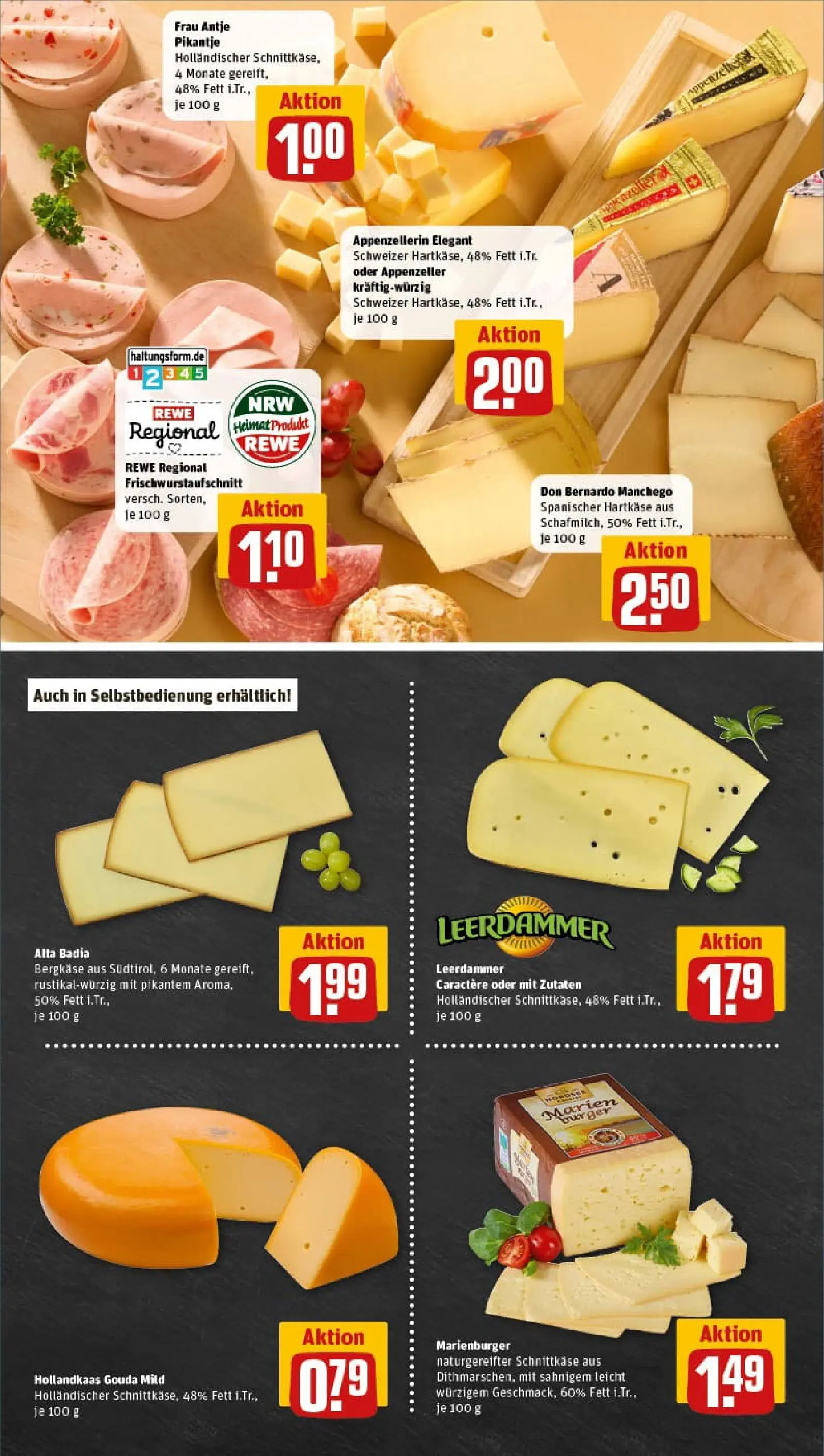 REWE Prospekt ab 26.01.2026 zum Blättern » Angebote | Seite: 9 | Produkte: Gouda, Leerdammer