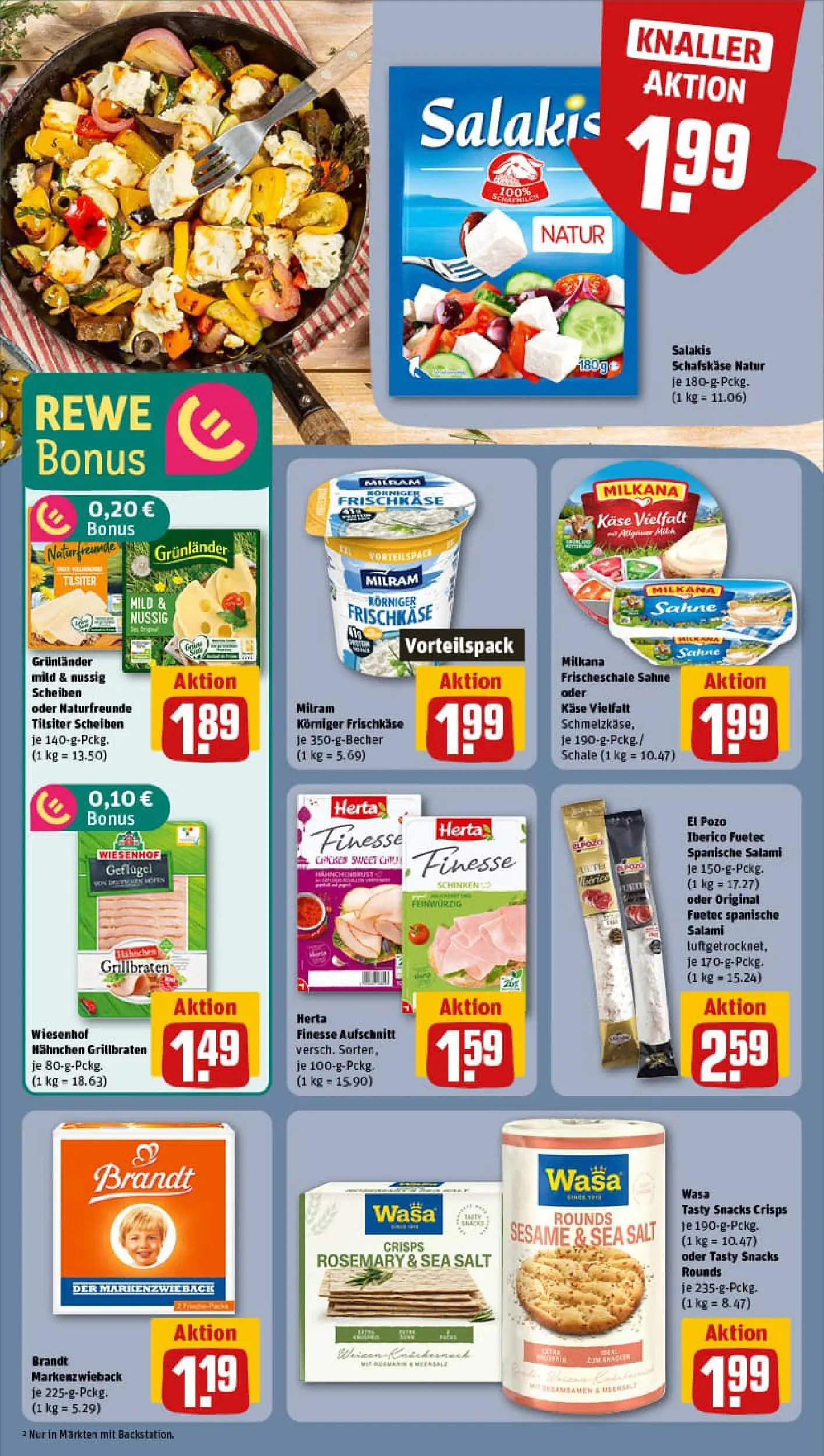 REWE Prospekt ab 26.01.2026 zum Blättern » Angebote | Seite: 10 | Produkte: Grill, Sahne, Herta finesse, Frischkase