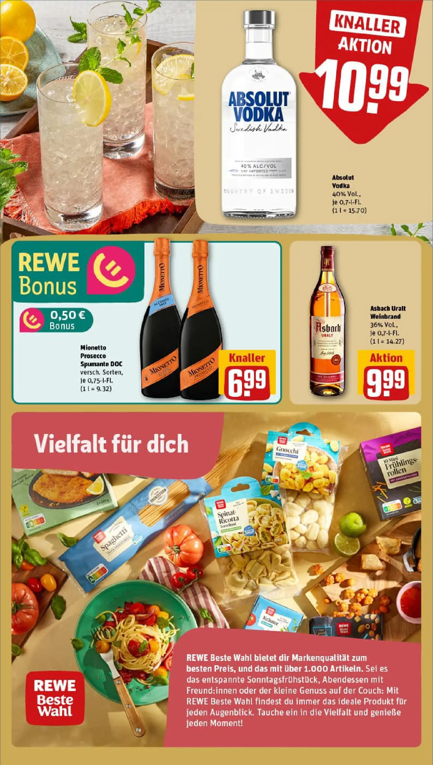 REWE Prospekt ab 26.01.2026 zum Blättern » Angebote | Seite: 24 | Produkte: Couch, Prosecco, Vodka, Asbach
