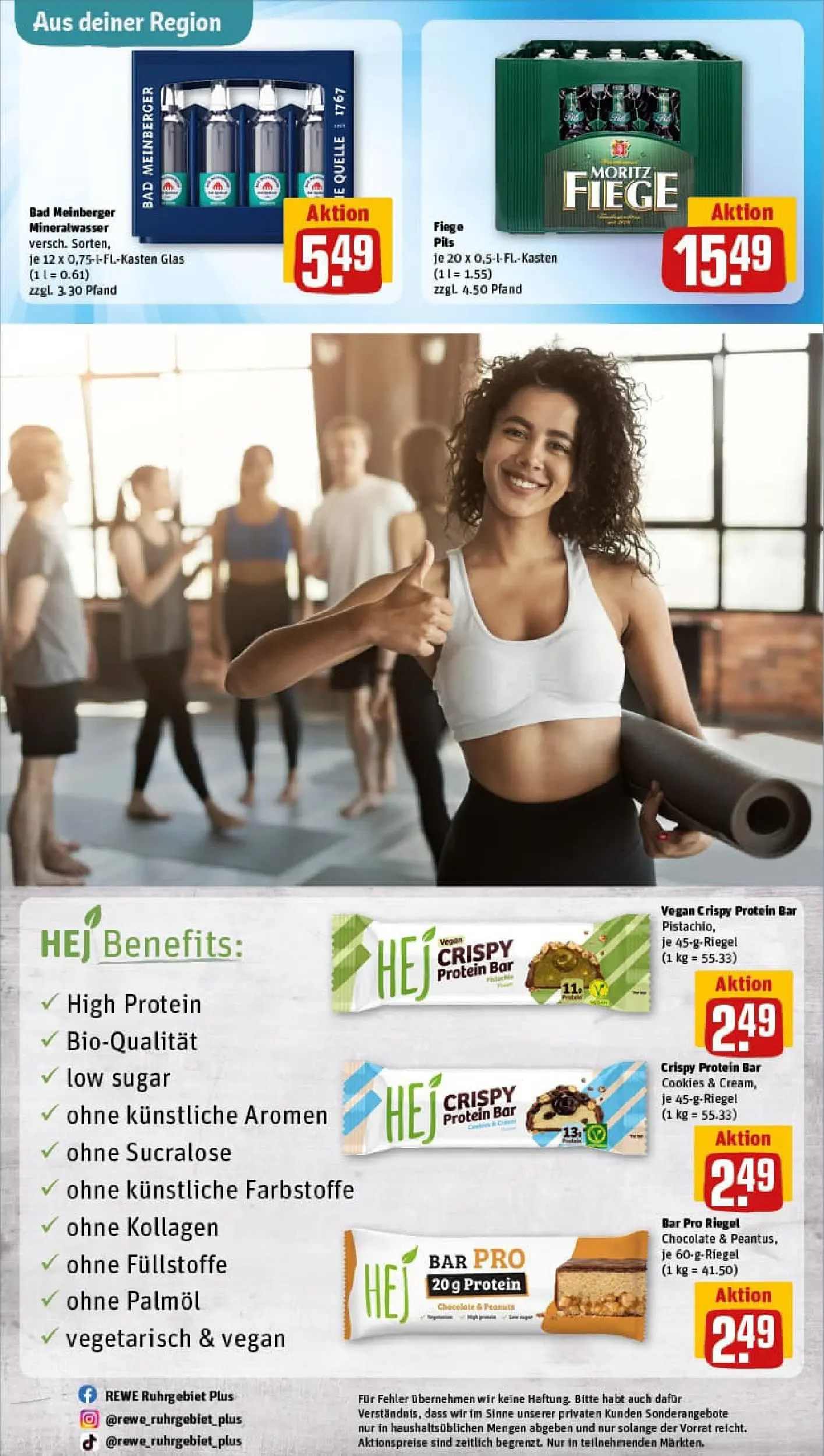 REWE Prospekt ab 26.01.2026 zum Blättern » Angebote | Seite: 27 | Produkte: Bad, Pils, Mineralwasser